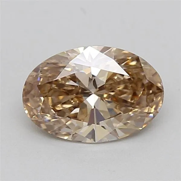 1.07ct Oval Lab Grown Diamond (Colour Fancy Brown, Clarity VS2, IGI Certified)