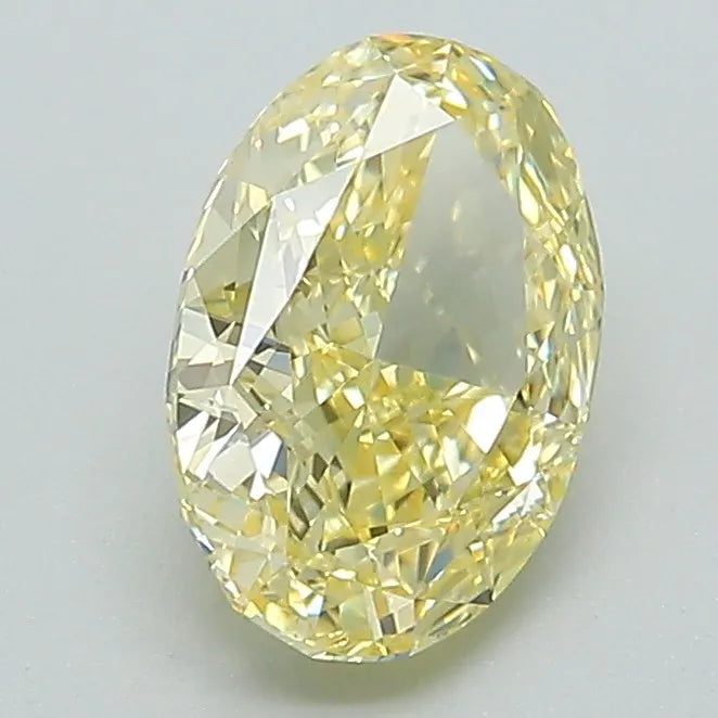 1.41ct Oval Lab Grown Diamond (Colour Fancy Intense Yellow, Clarity VVS2, IGI Certified)