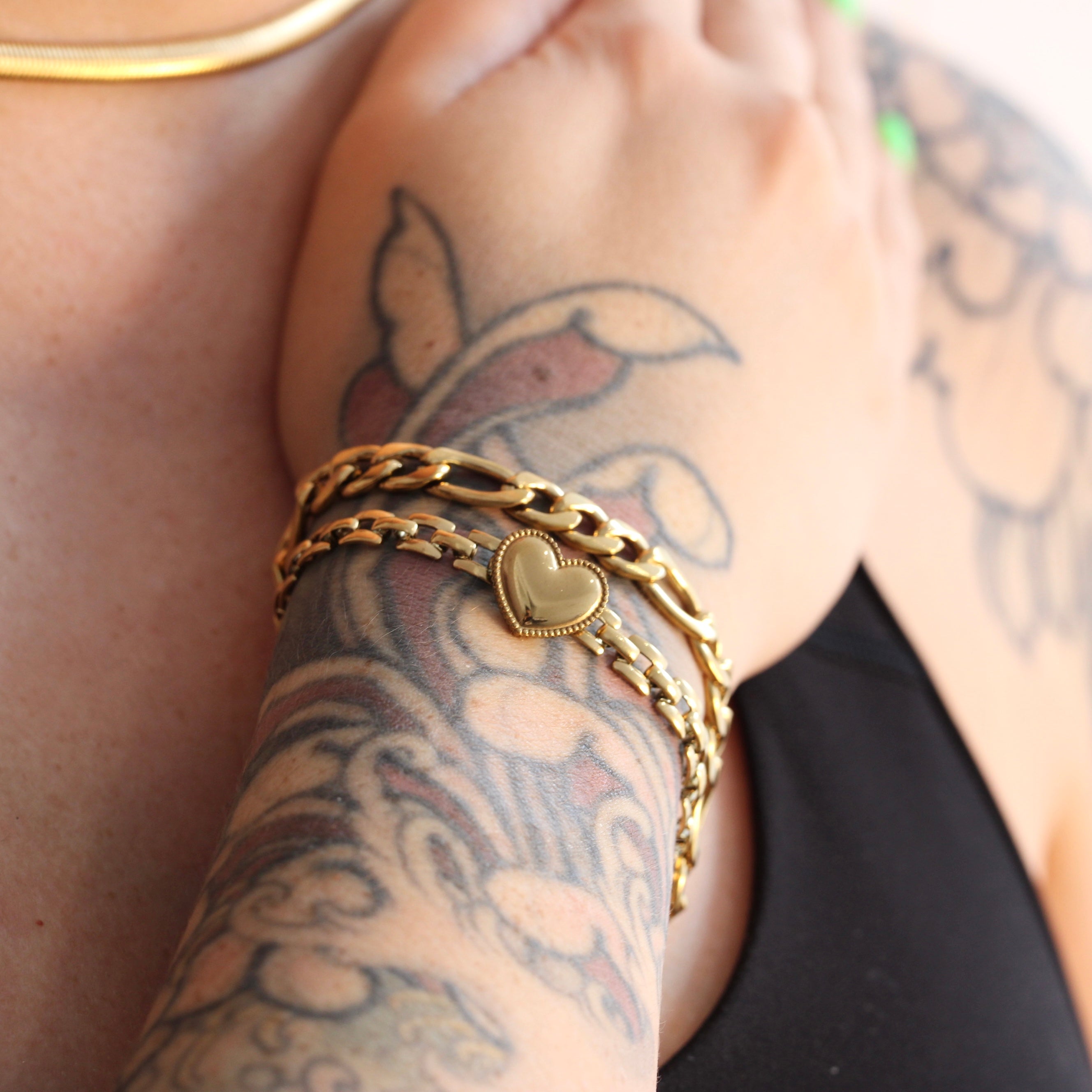 JULY SALE ~ Heart + Chain Bracelet