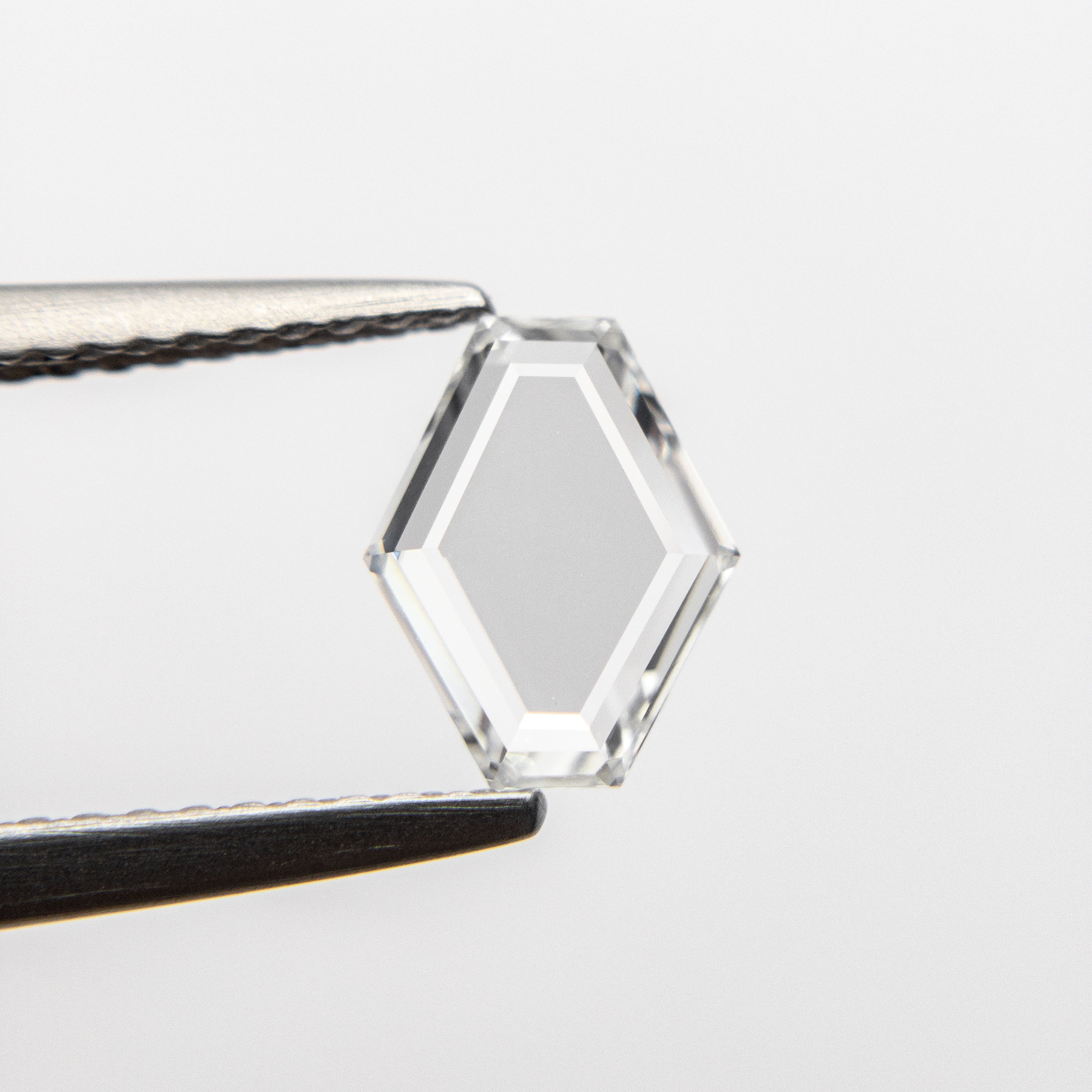 0.80ct 8.01x6.34x1.75mm Hexagon Portrait Cut 18495-07 - Misfit Diamonds