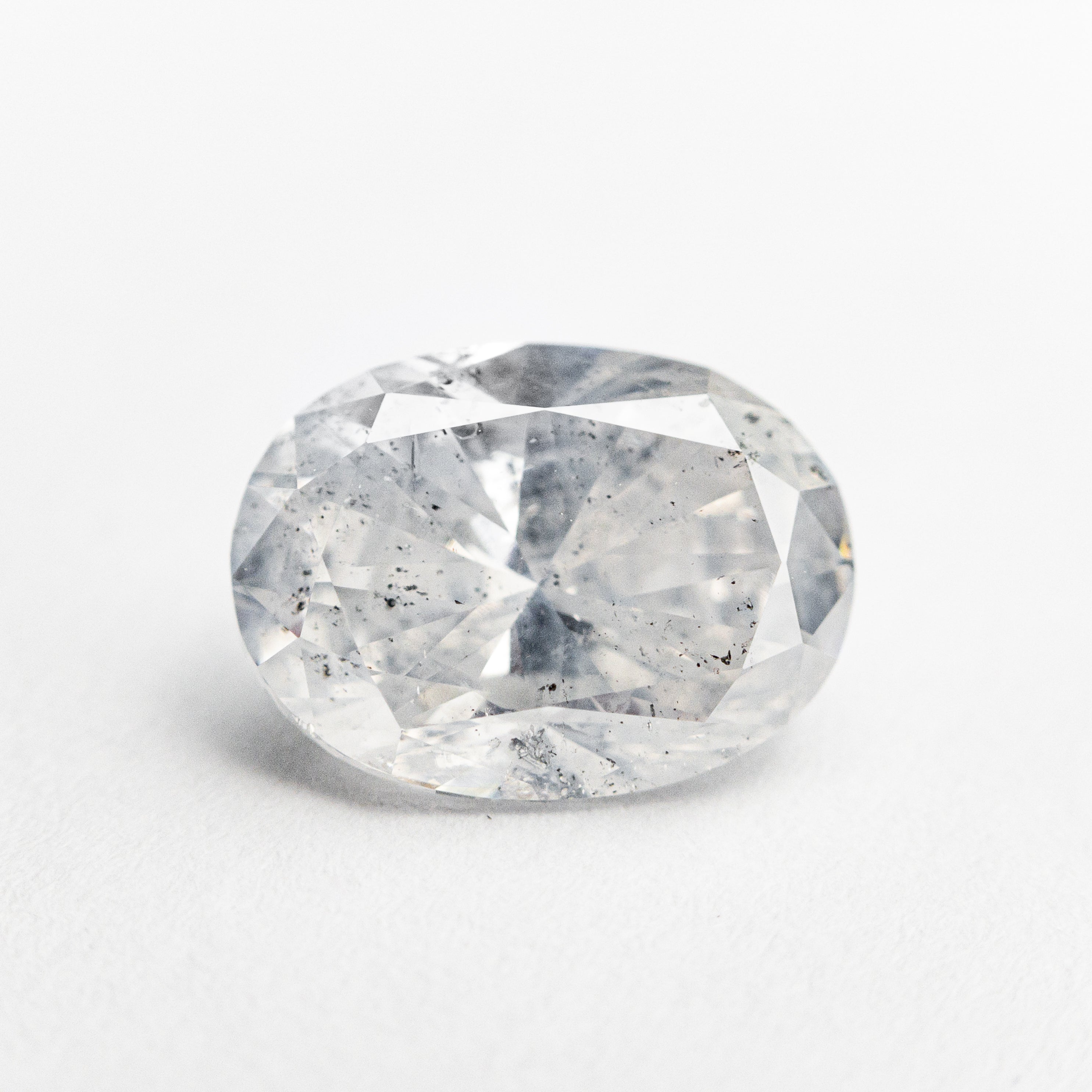 2.07ct 9.34x6.95x4.51mm GIA I3 Fancy White Oval Brilliant 19229-01