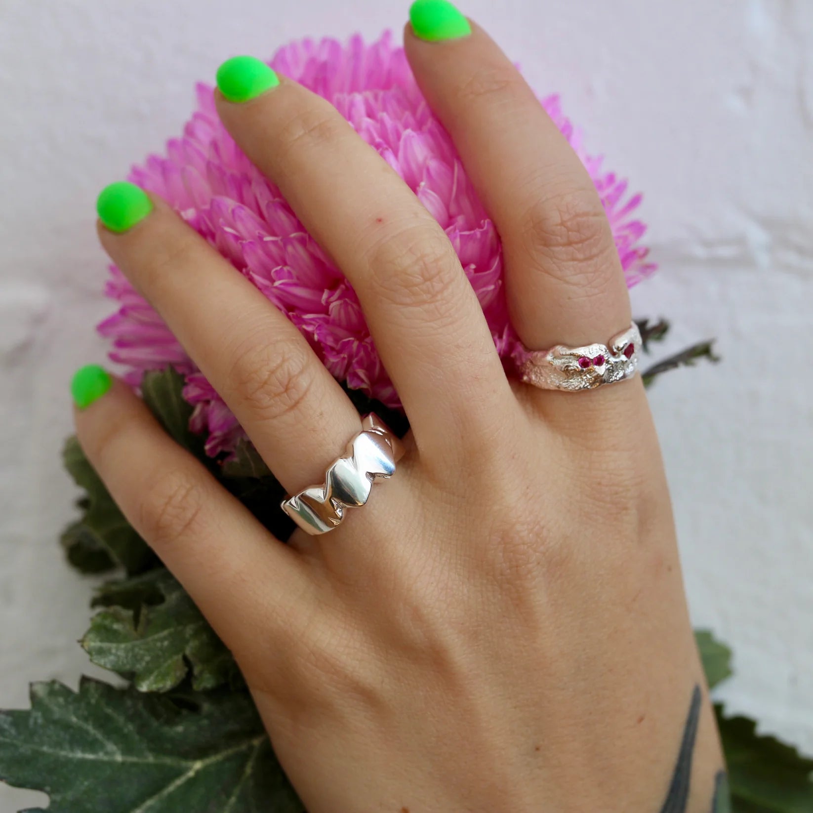 Base ~ Textured Gem Band