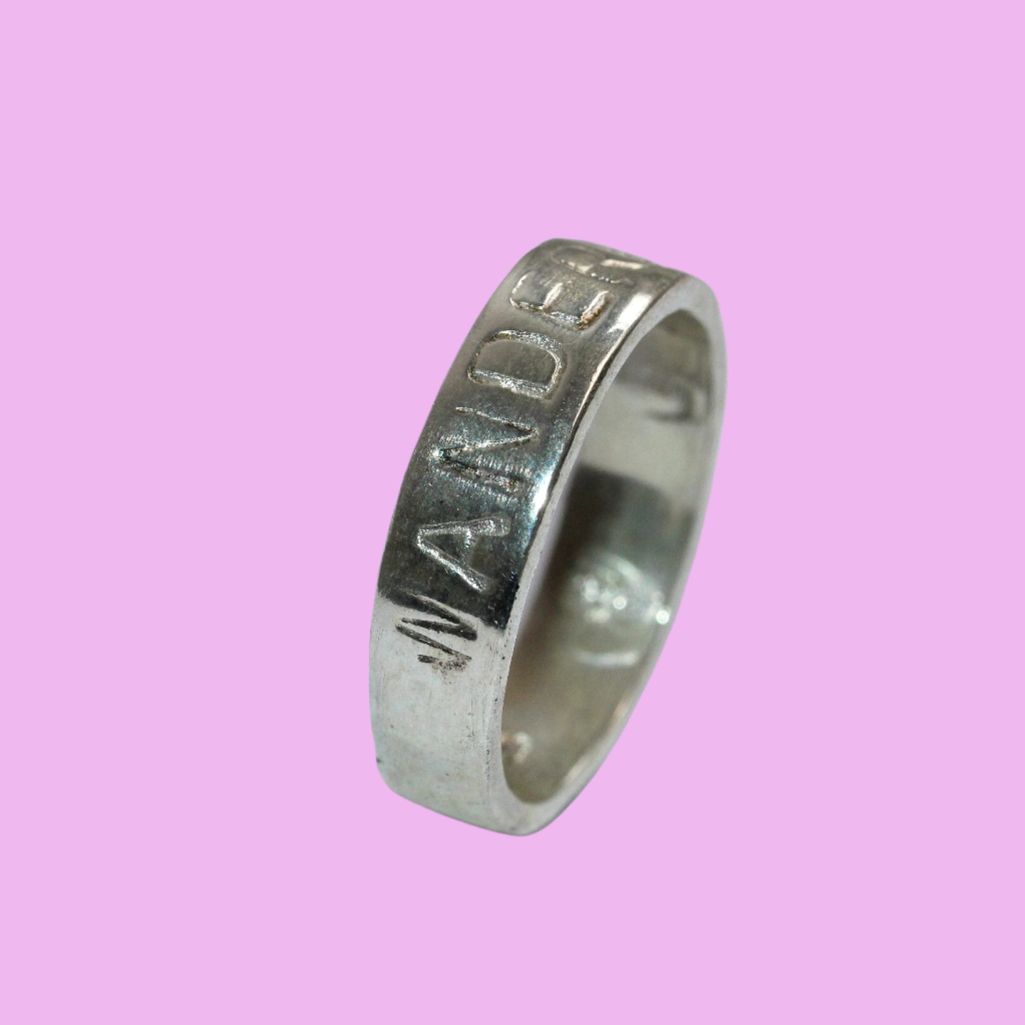 JULY SALE - Wanderlust Band - Sterling Silver - Size P