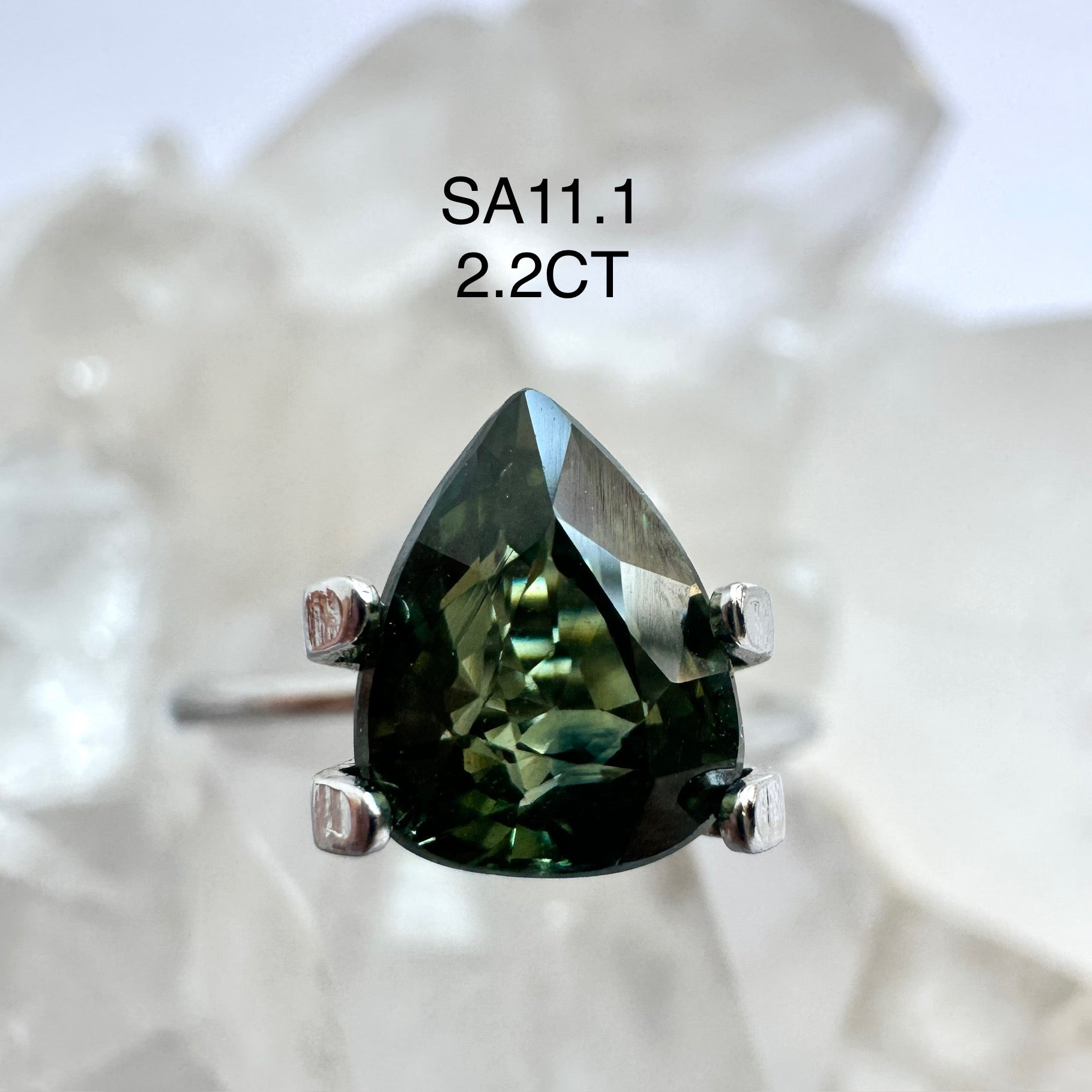 2CT Round Australian Partii Sapphire