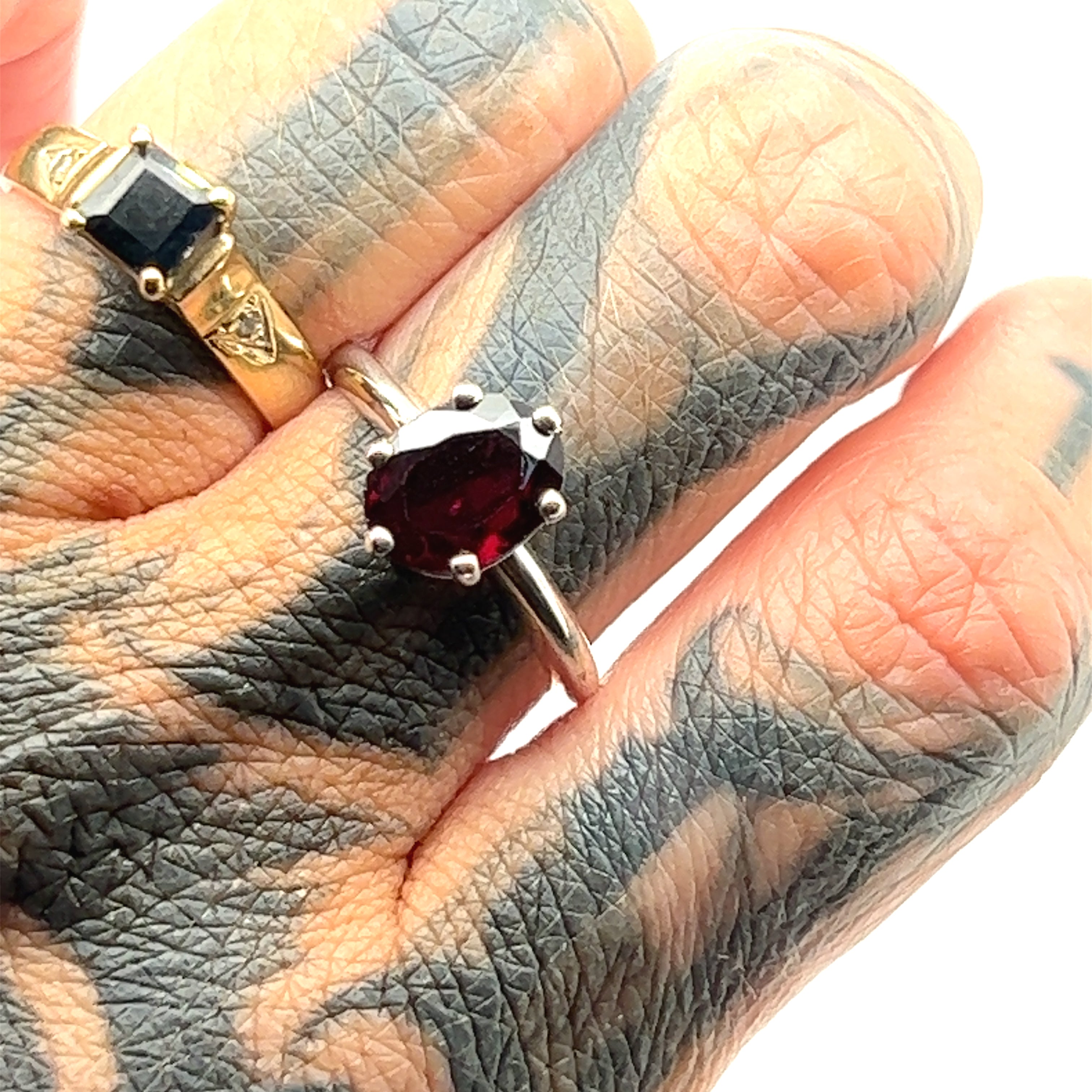 JULY SALE - 6 Claw Kitsune - Sterling Silver - Size N