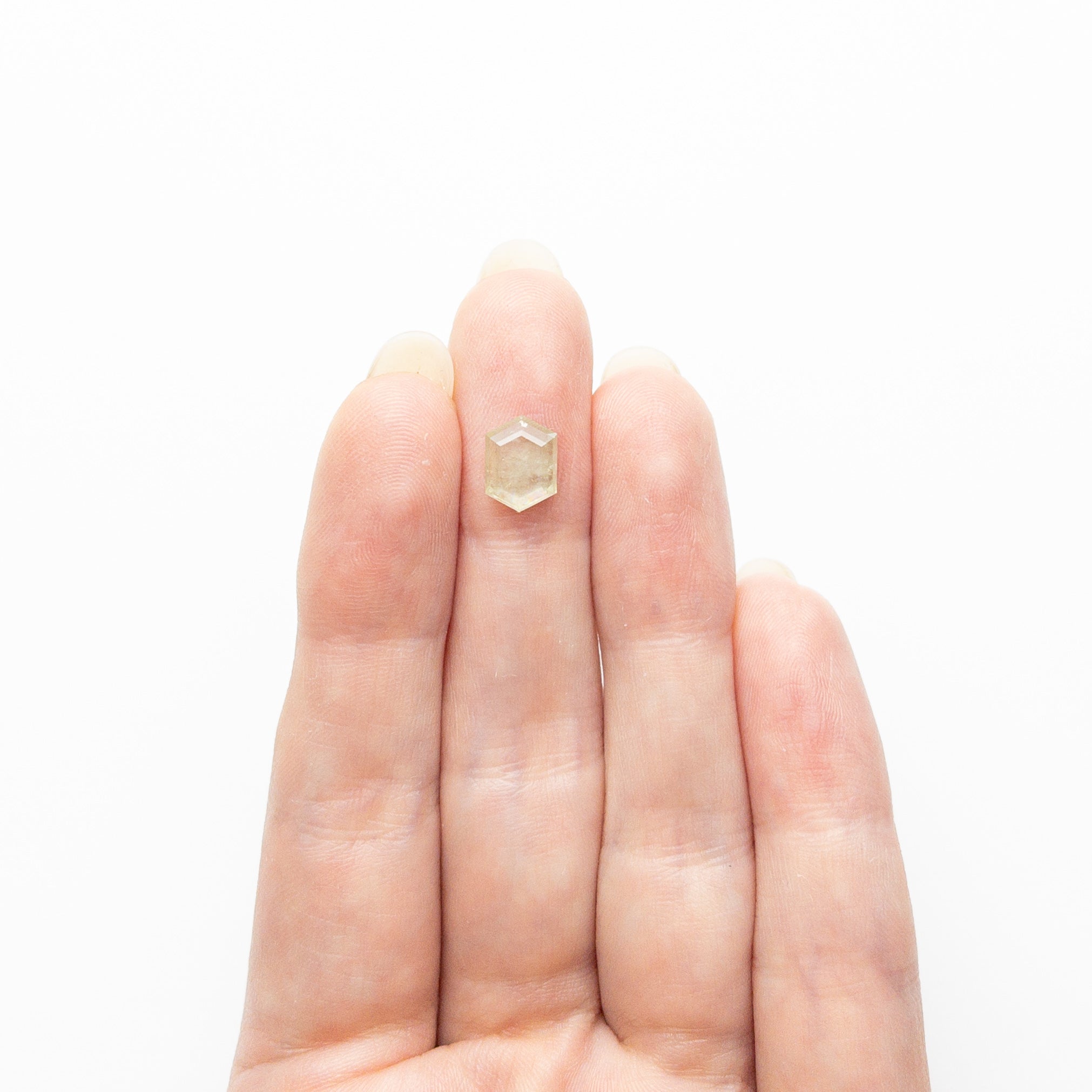 2.02ct 8.66x6.36x3.03mm Hexagon Portrait Cut Sapphire 22434-130