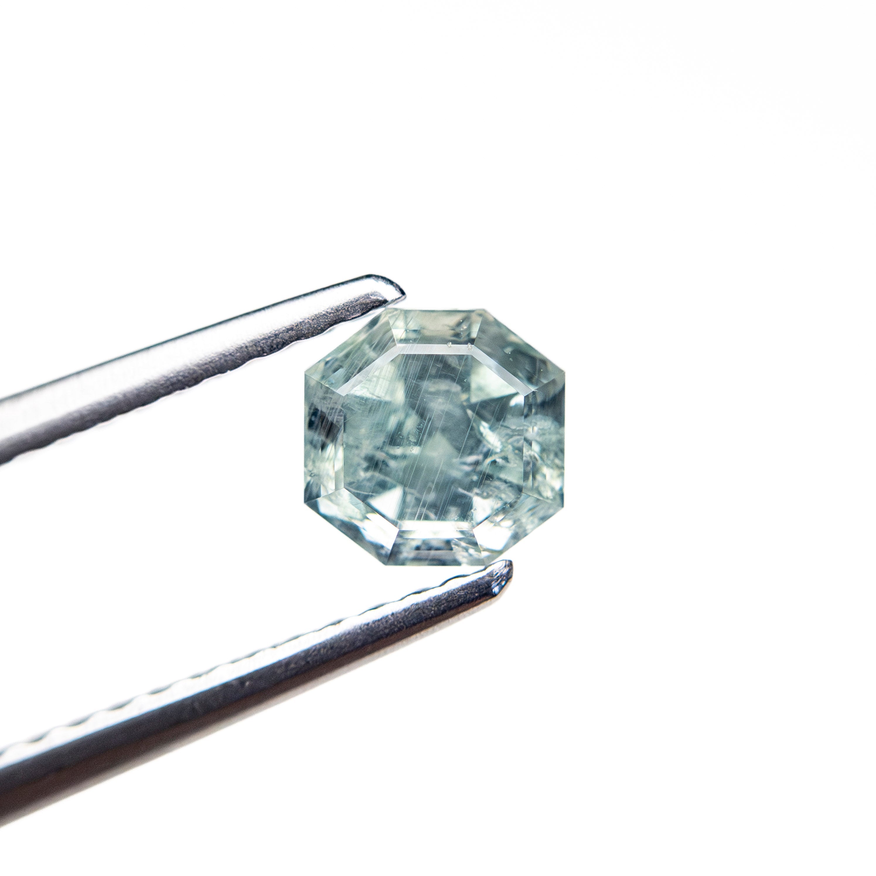 0.86ct 4.99x4.92x4.01mm Cut Corner Square Step Cut Sapphire 23903-14