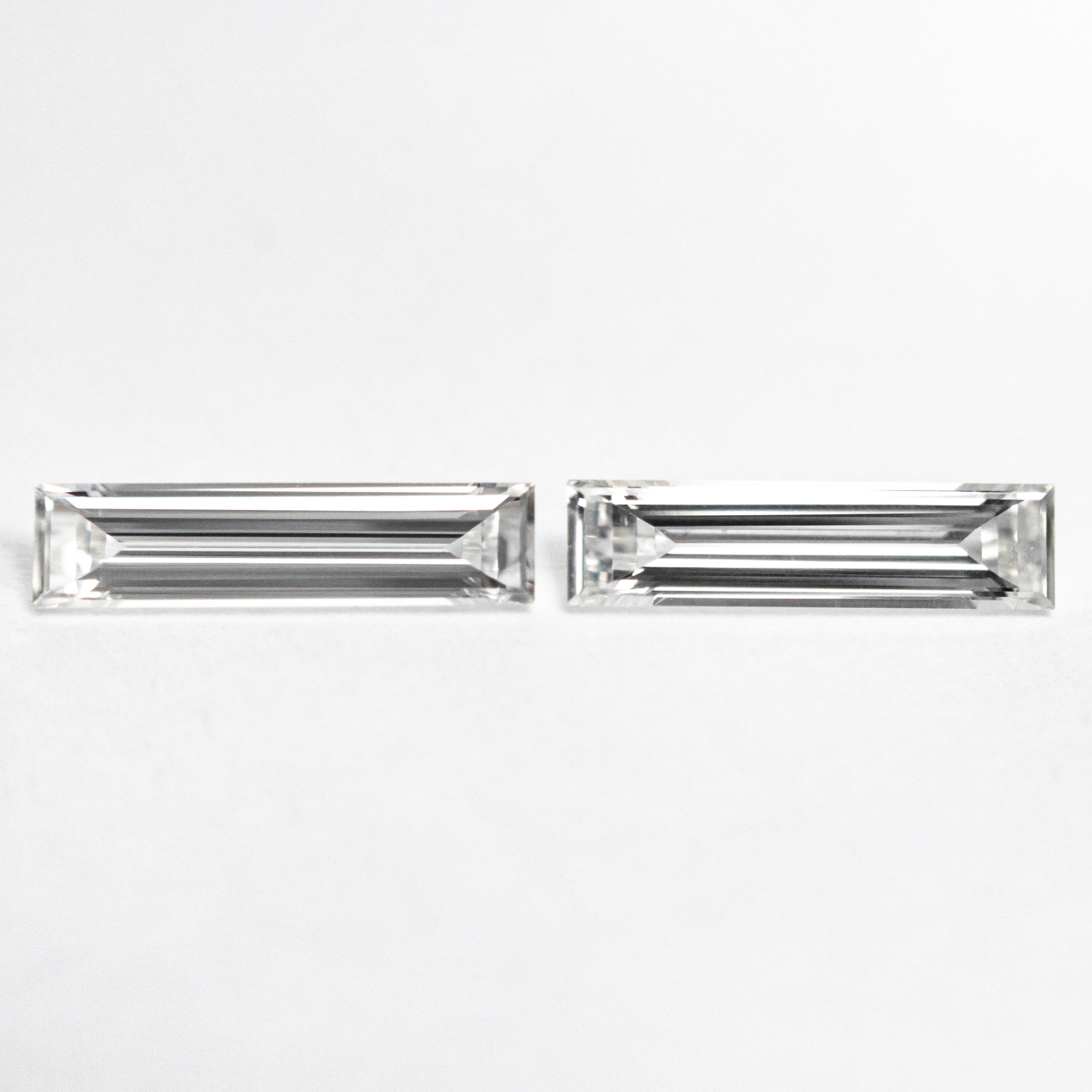 0.43cttw 2pc 8.07x1.98x1.22mm 8.07x2.05x1.29mm VS G Baguette Step Cut Matching Pair 24701-01