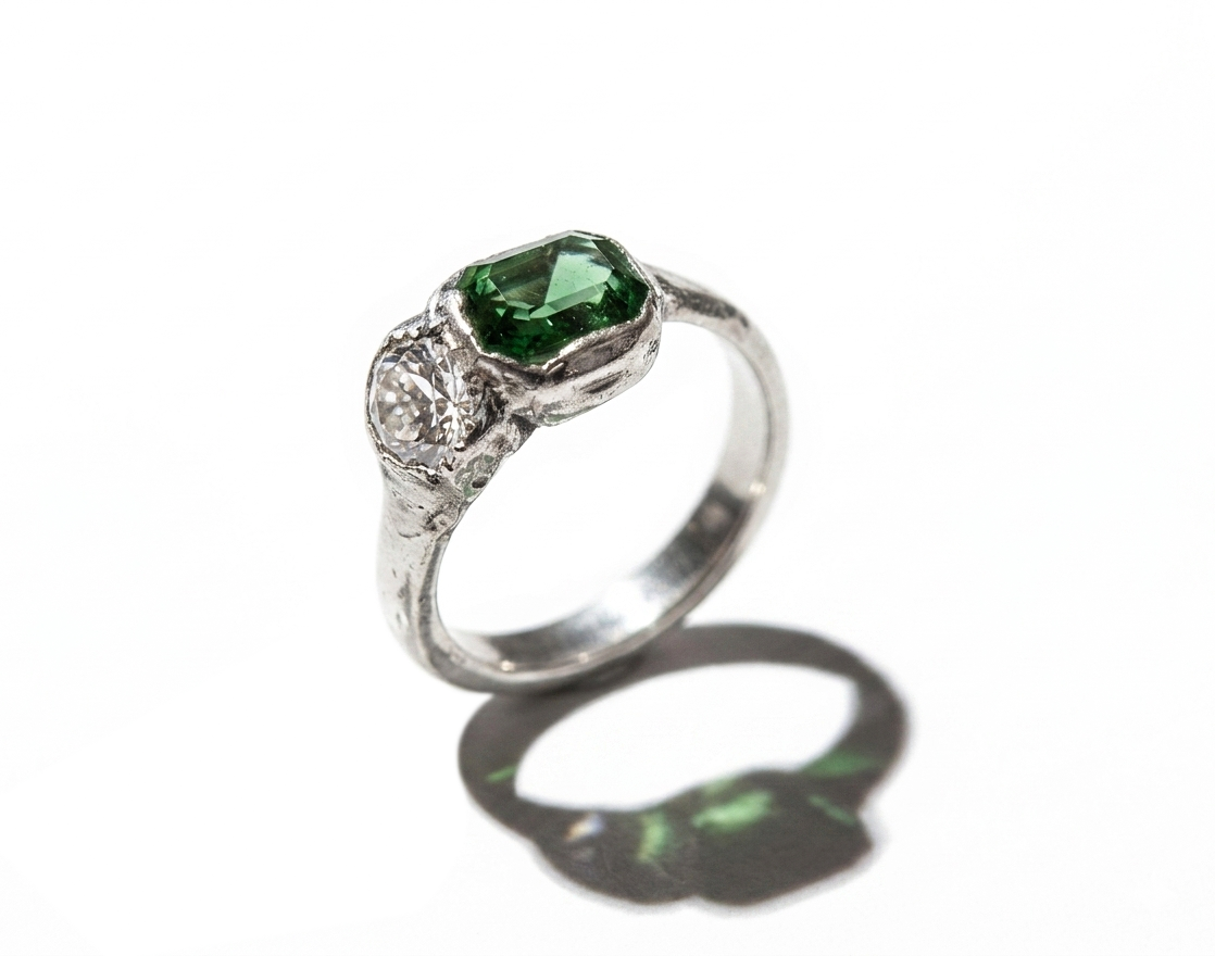 Lime Spark Ring