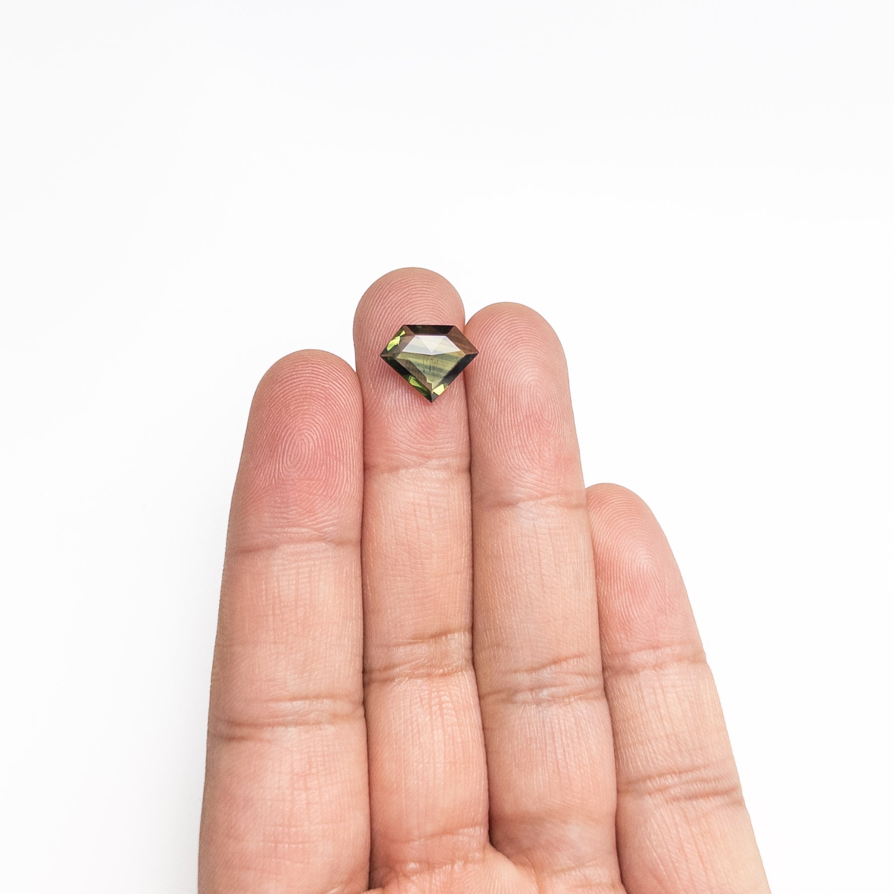 2.10ct 12.59x9.78x2.18mm Shield Rosecut Sapphire 26327-16