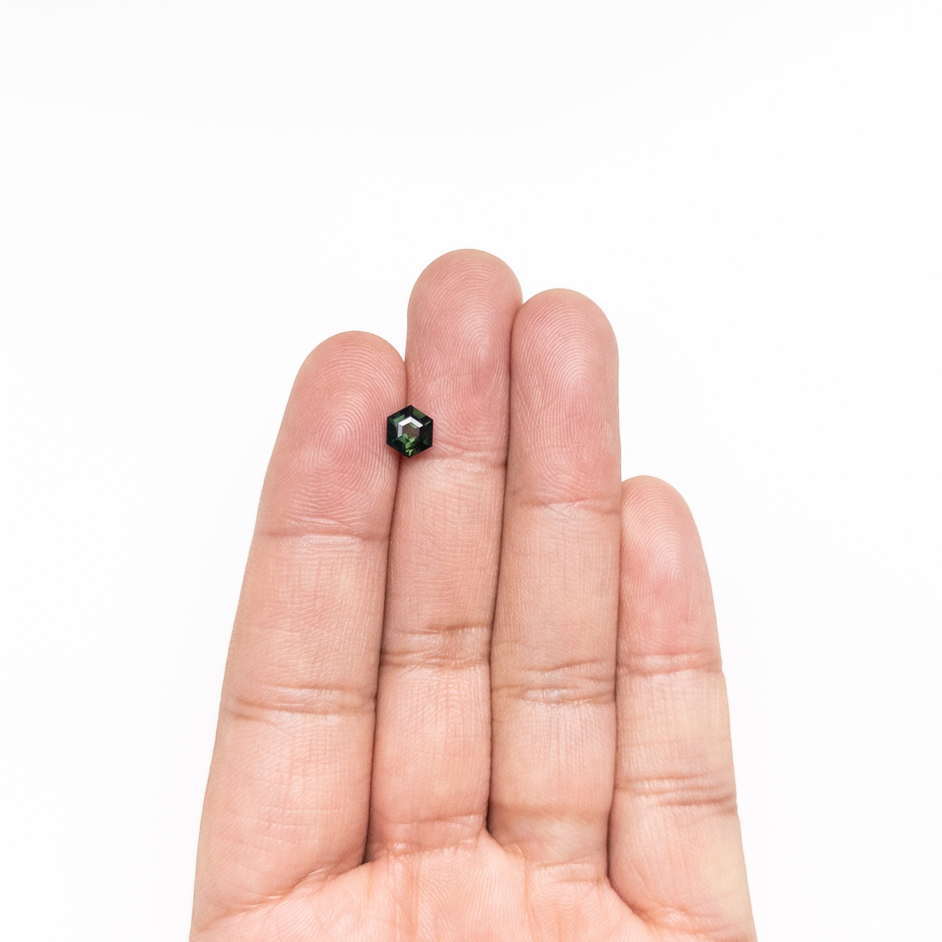 1.04ct 6.60x5.72x3.83mm Hexagon Step Cut Sapphire 26509-01