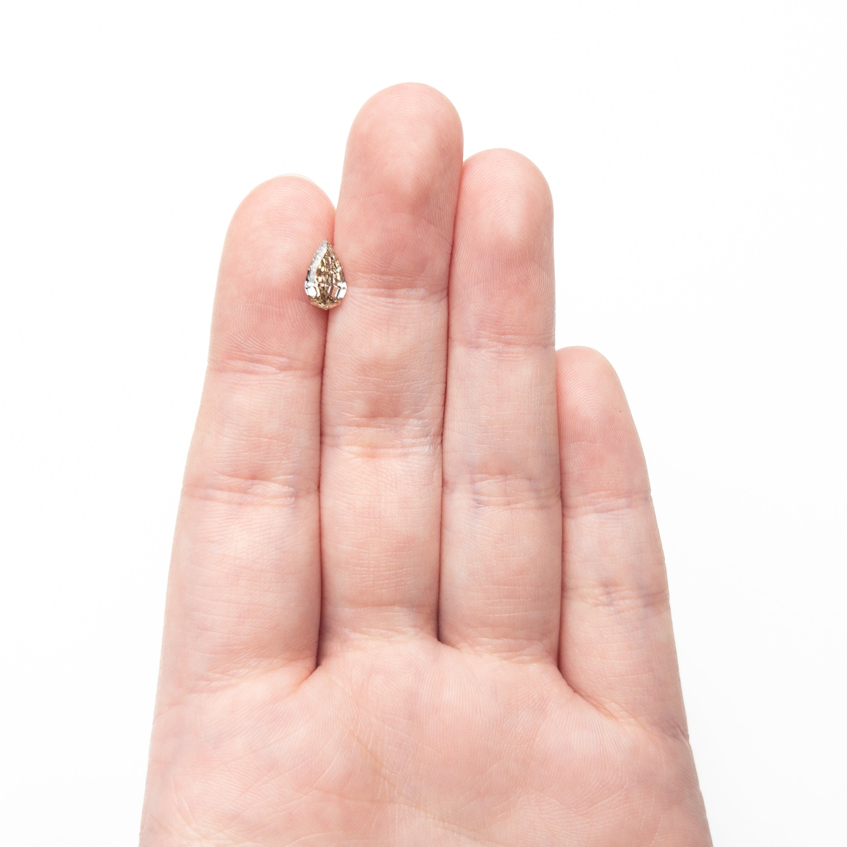 1.01ct 9.16x5.38x3.08mm SI1 C6 Geo Pear Step Cut ๐ฟ๐ฆ 27518-01