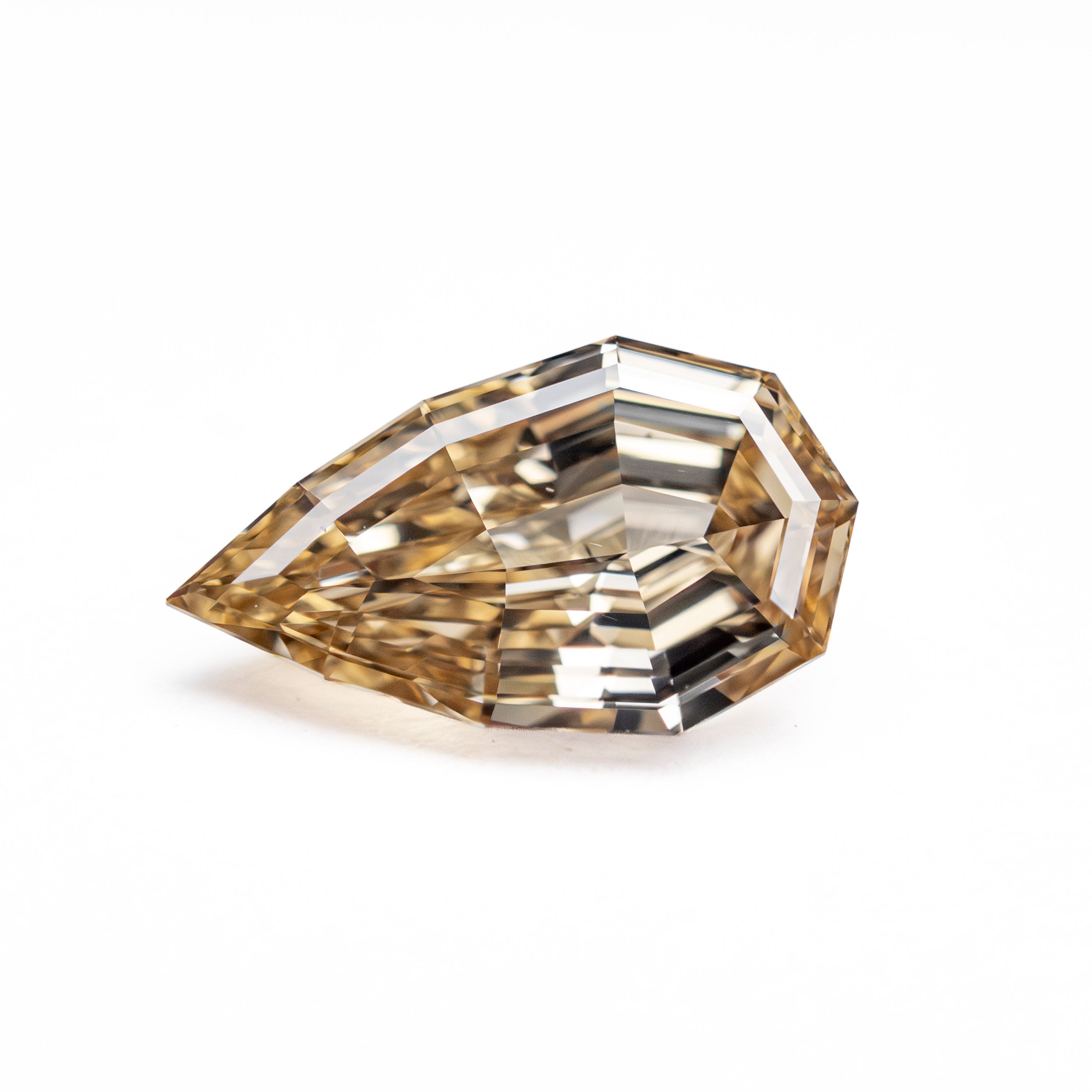 1.50ct 10.68x6.42x3.41mm GIA VS1 Fancy Brown-Yellow Geo Pear Step Cut ๐ฟ๐ฆ 27522-01