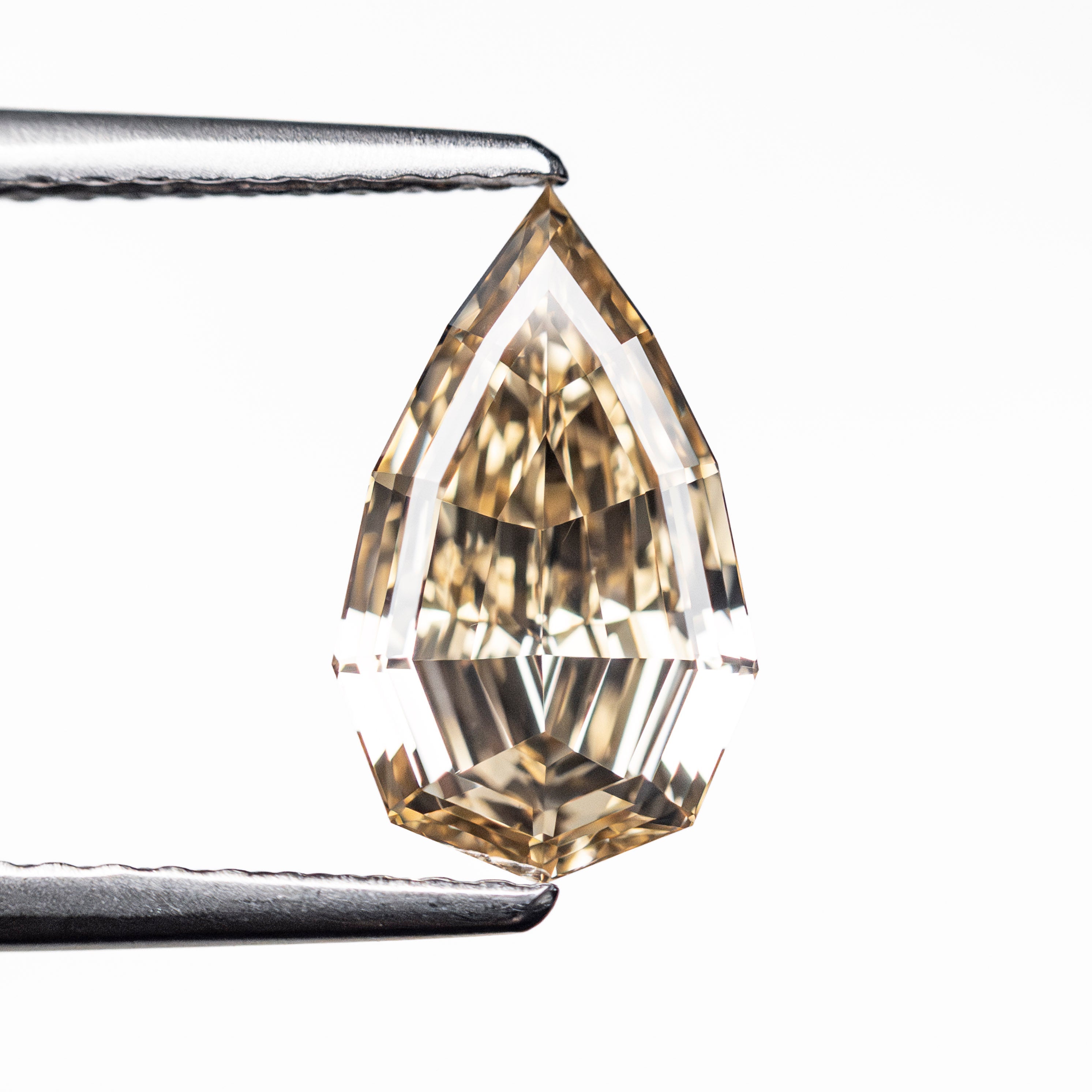 1.50ct 10.68x6.42x3.41mm GIA VS1 Fancy Brown-Yellow Geo Pear Step Cut ๐ฟ๐ฆ 27522-01