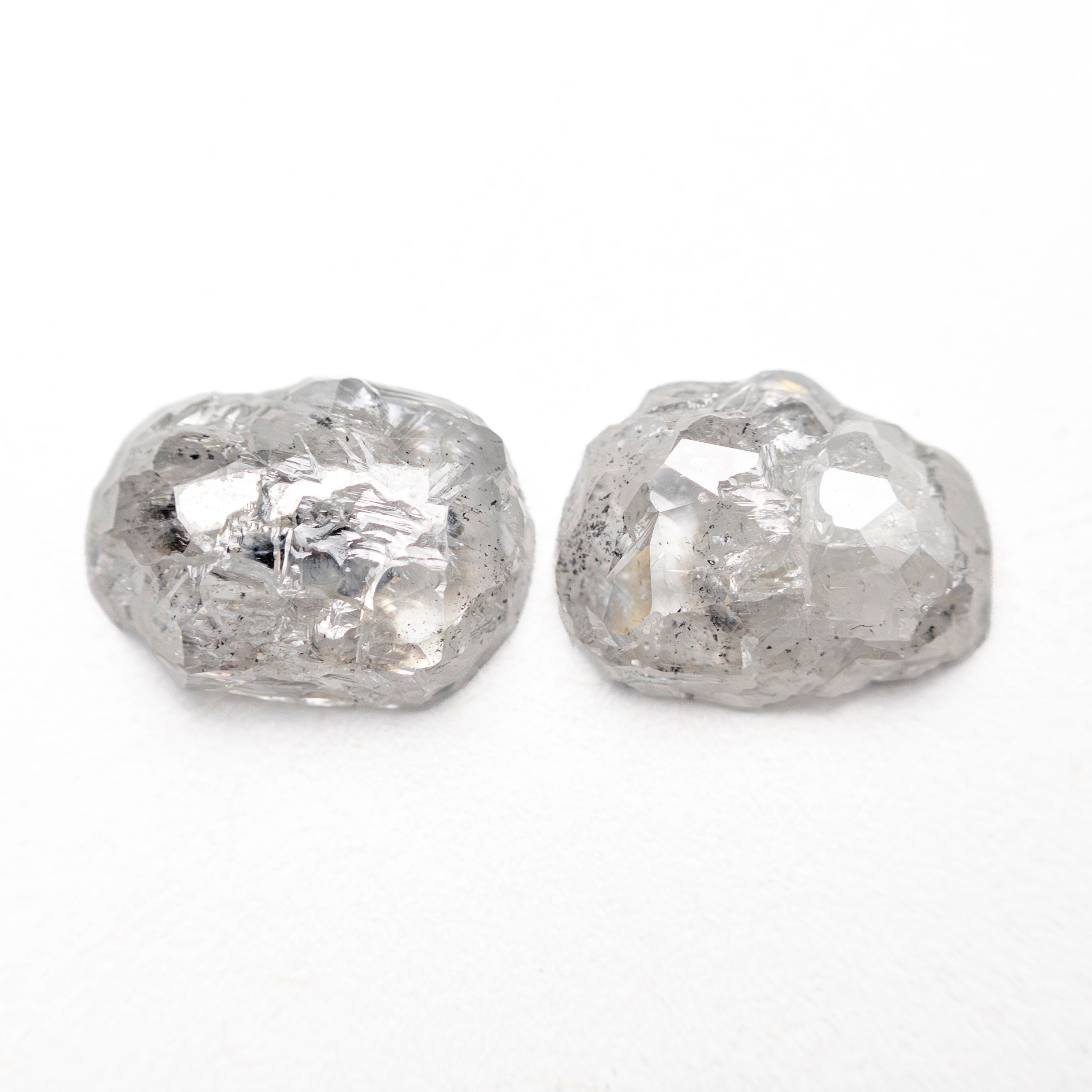 2.64cttw 2pc 8.43x6.30x2.70mm 8.28x6.45x2.69mm Polished Raw Diamond Matching Pair 🇨🇦 27704-01