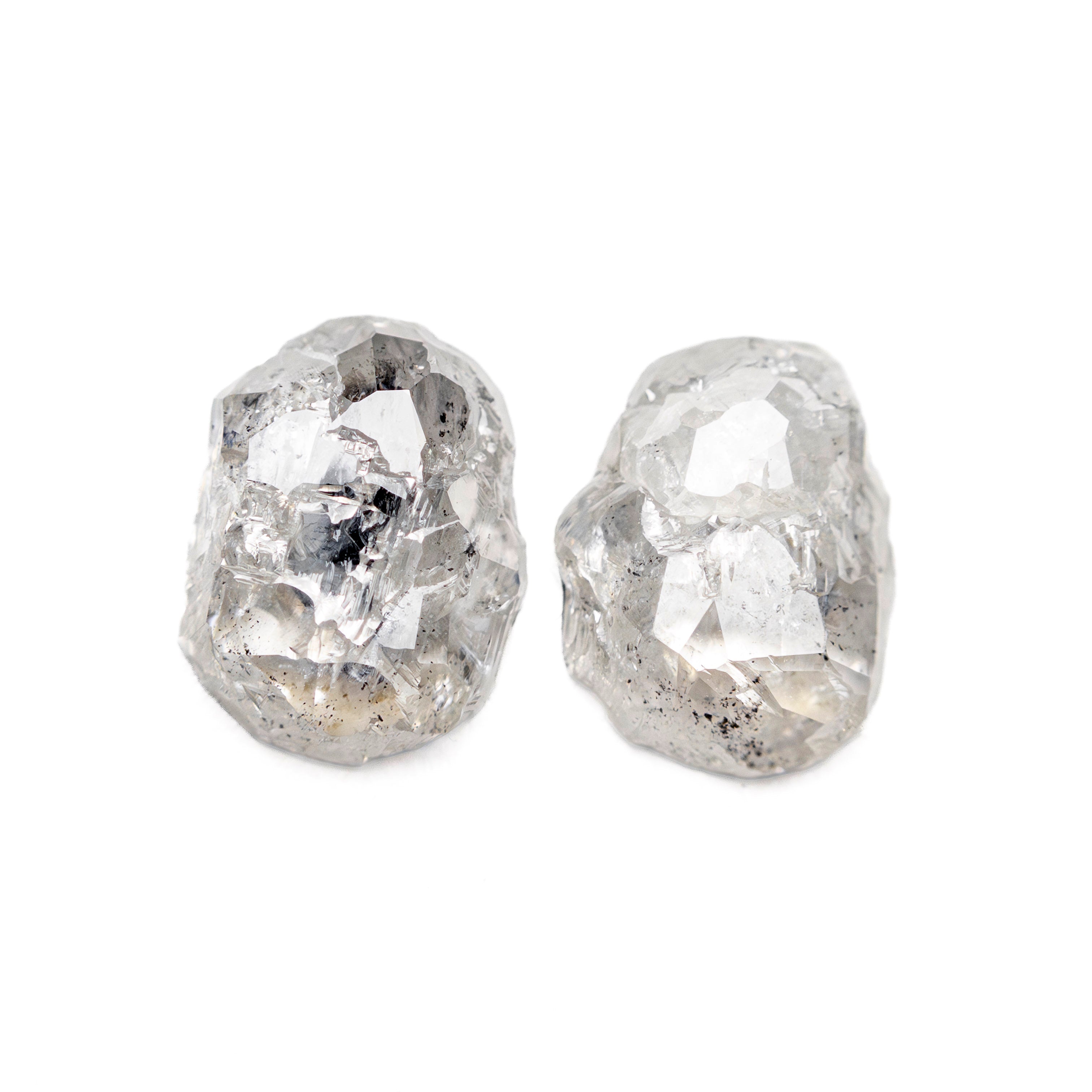 2.64cttw 2pc 8.43x6.30x2.70mm 8.28x6.45x2.69mm Polished Raw Diamond Matching Pair 🇨🇦 27704-01