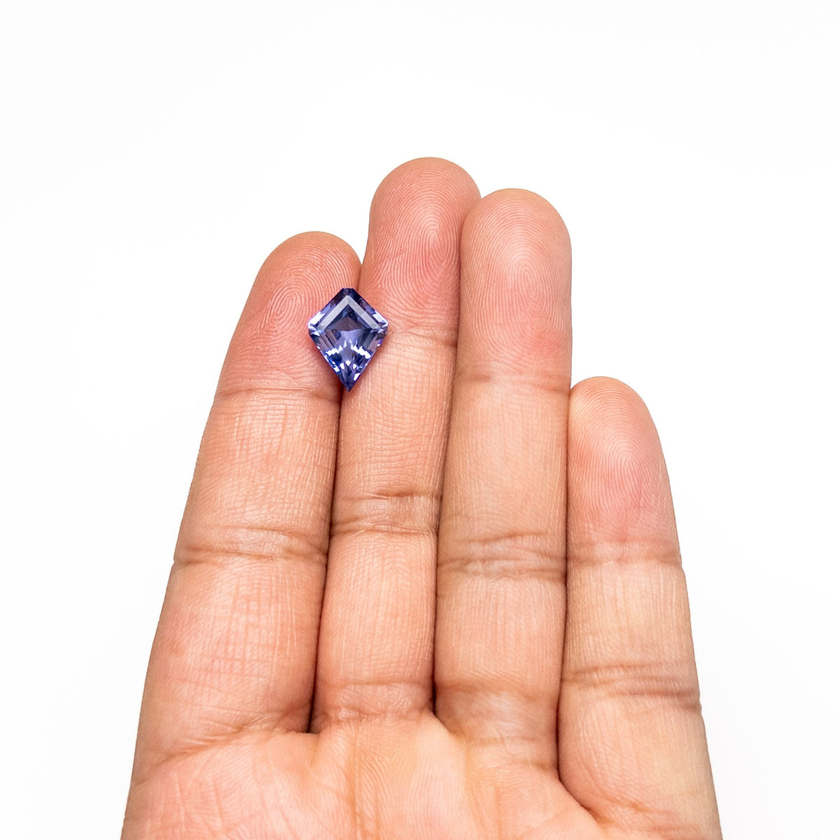 5.43ct 13.60x10.30x6.6mm Kite Step Cut Sapphire 27716-01