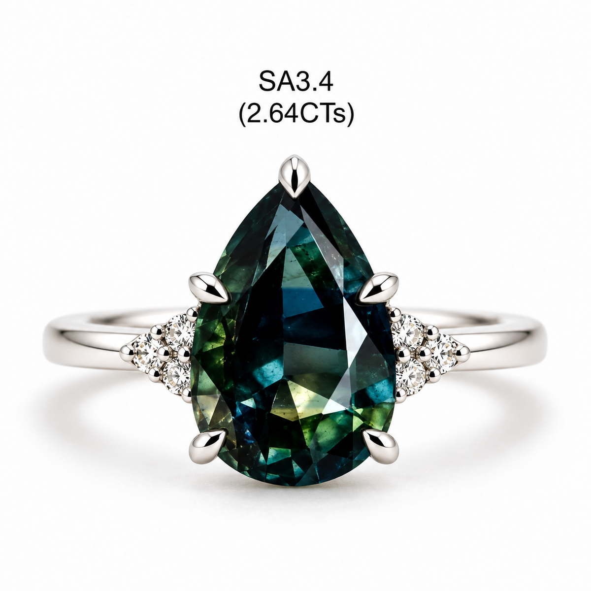 Design Your Own Partii Sapphire Ring - 2.64CTs