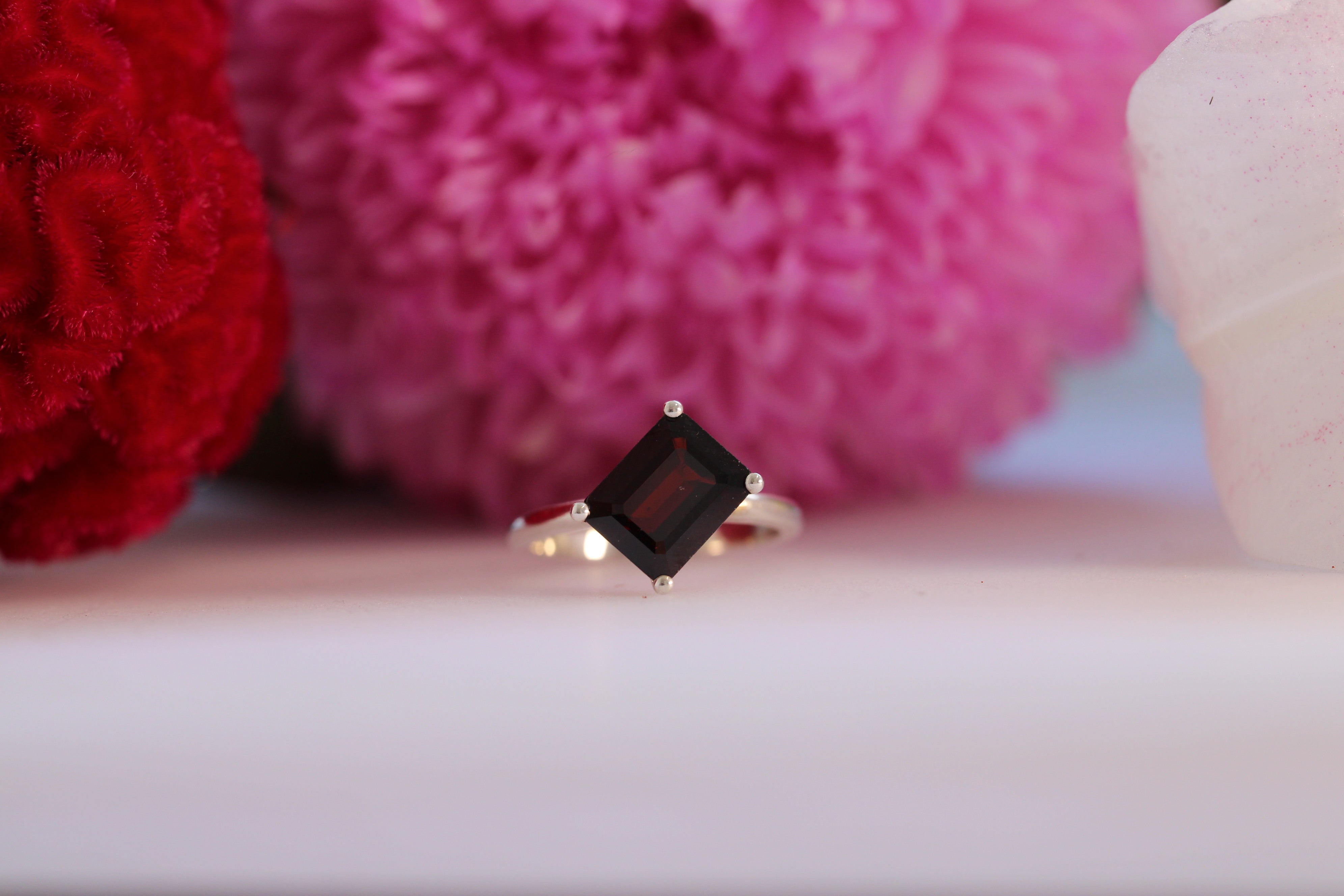 BOXING DAY $ALE - Offset Sunshower Ring - Sterling Silver - Size O