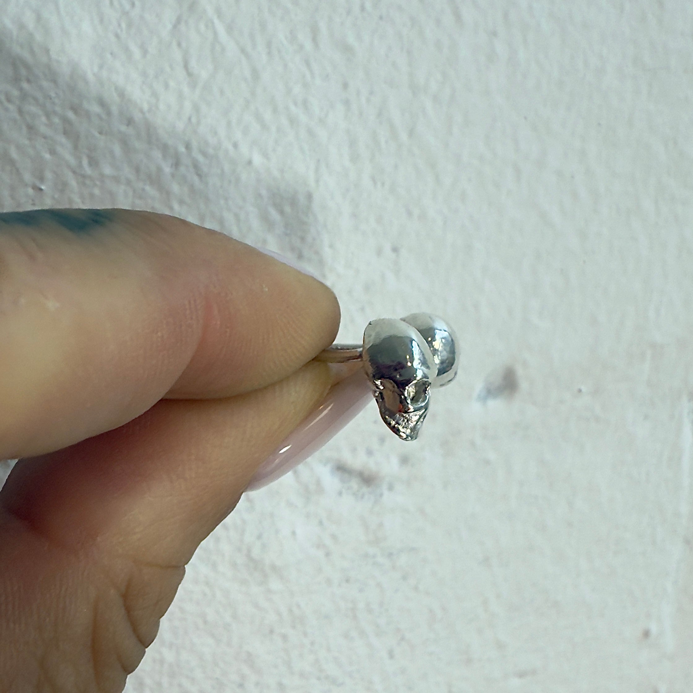 JULY SALE - Bitter End Skull Earring