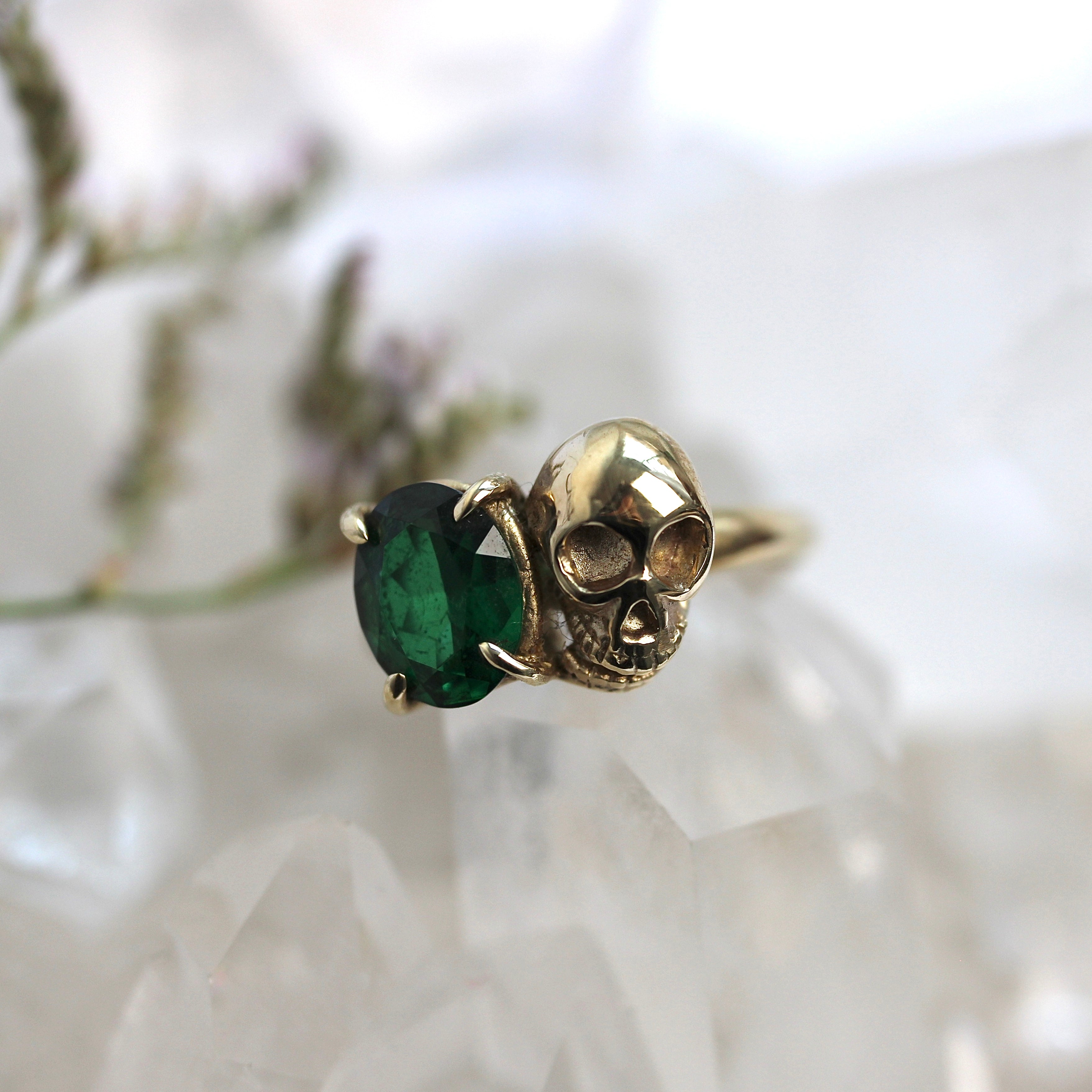 The Bitter End Ring - Imitation Emerald - Ready to Ship