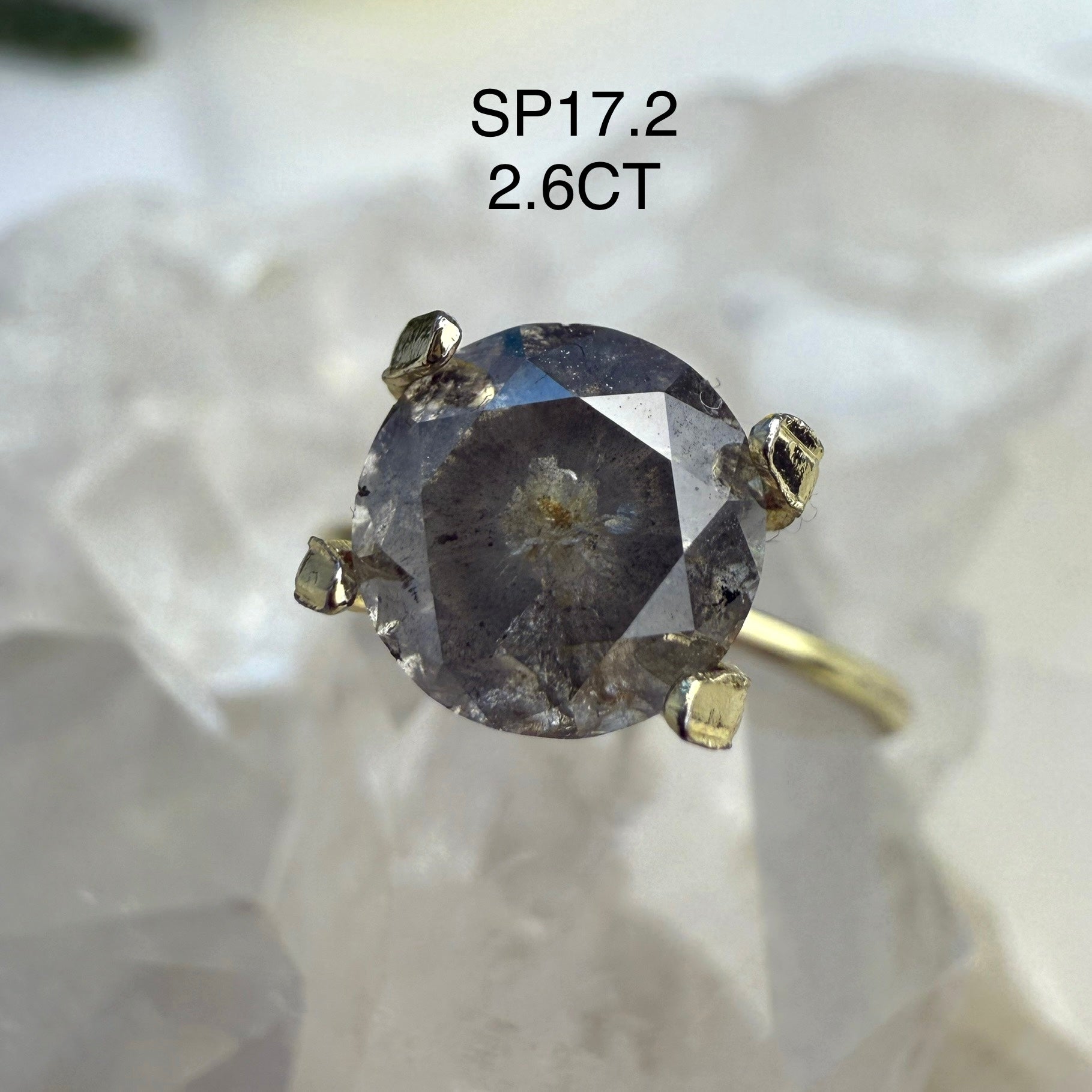 Design Your Own Custom Salt and Pepper Diamond Ring