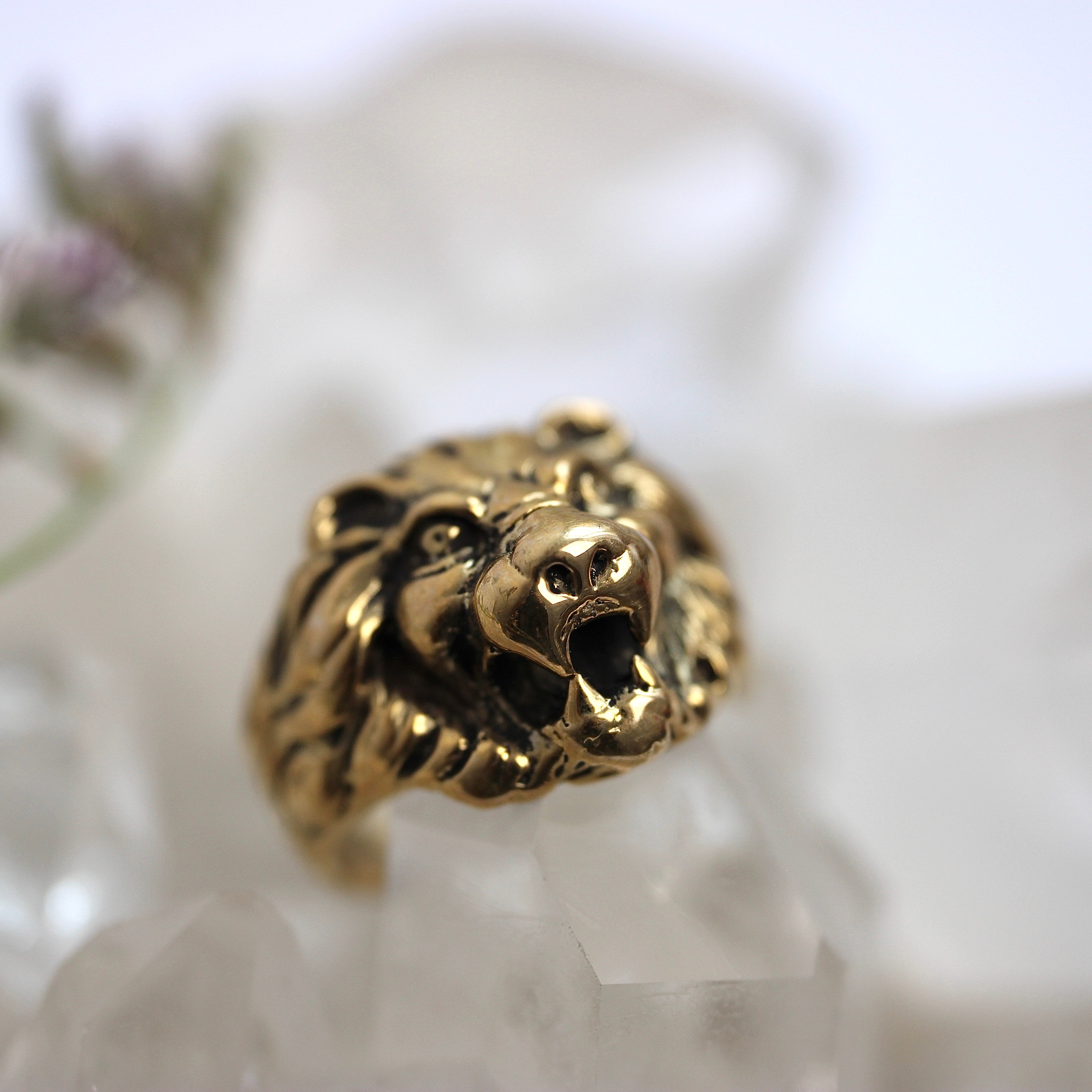 SALE - Lion - Yellow Gold - Ready to Ship