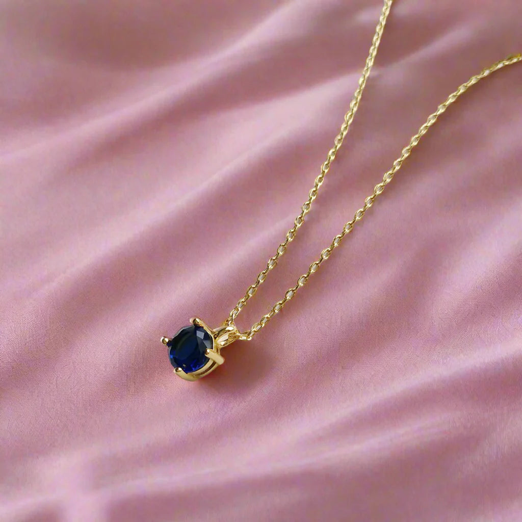 Base ~ Blue Gem Necklace