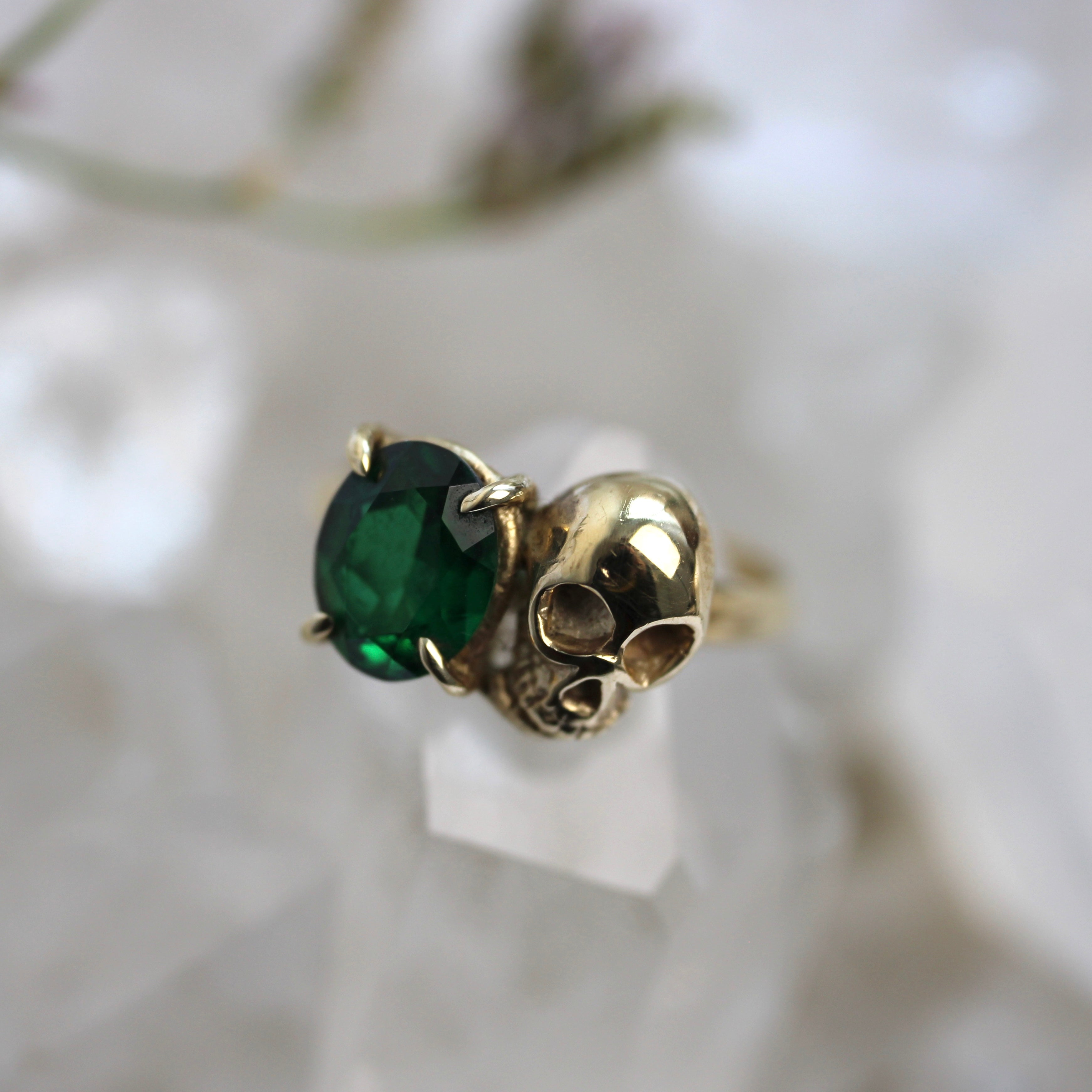 The Bitter End Ring - Imitation Emerald - Ready to Ship