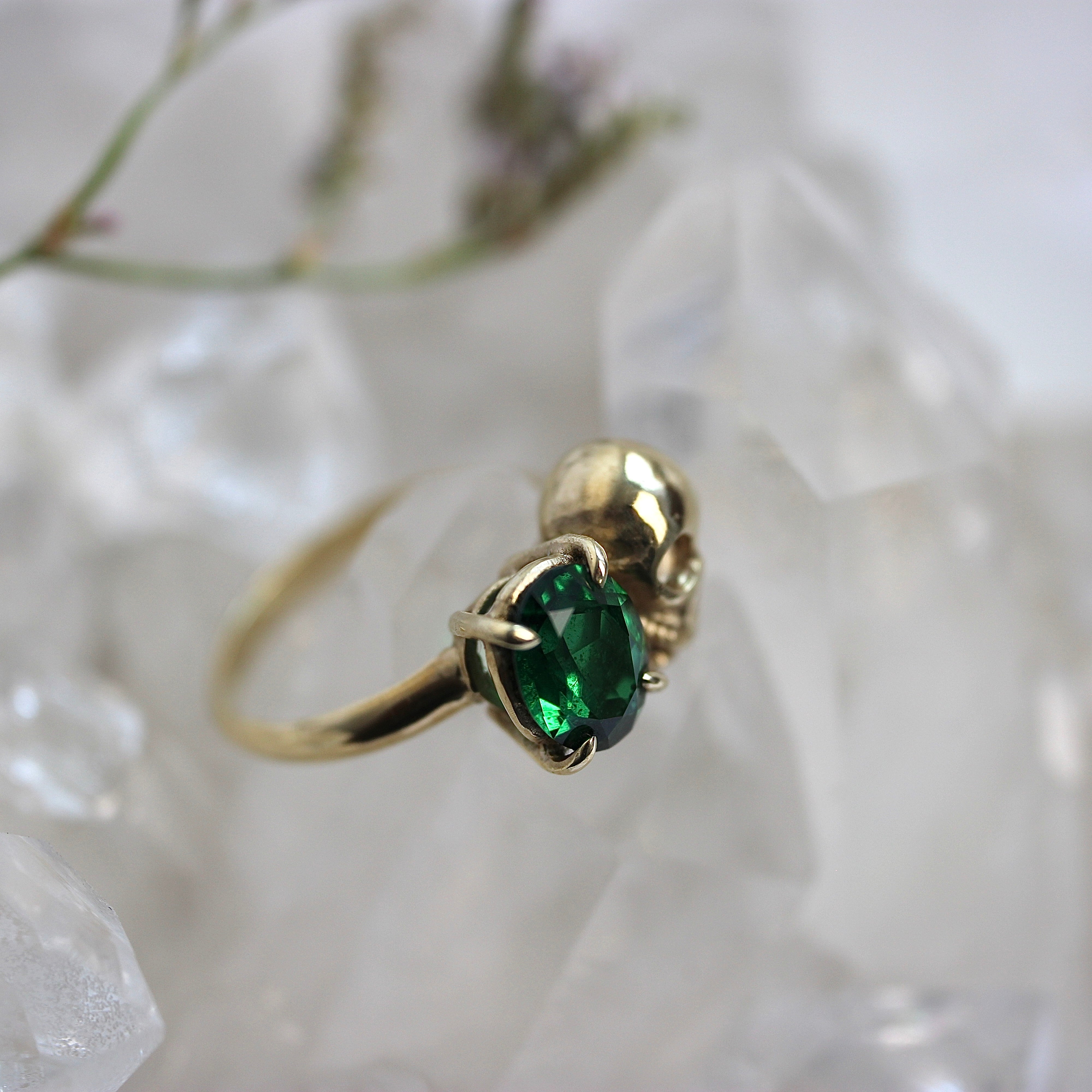 The Bitter End Ring - Imitation Emerald - Ready to Ship