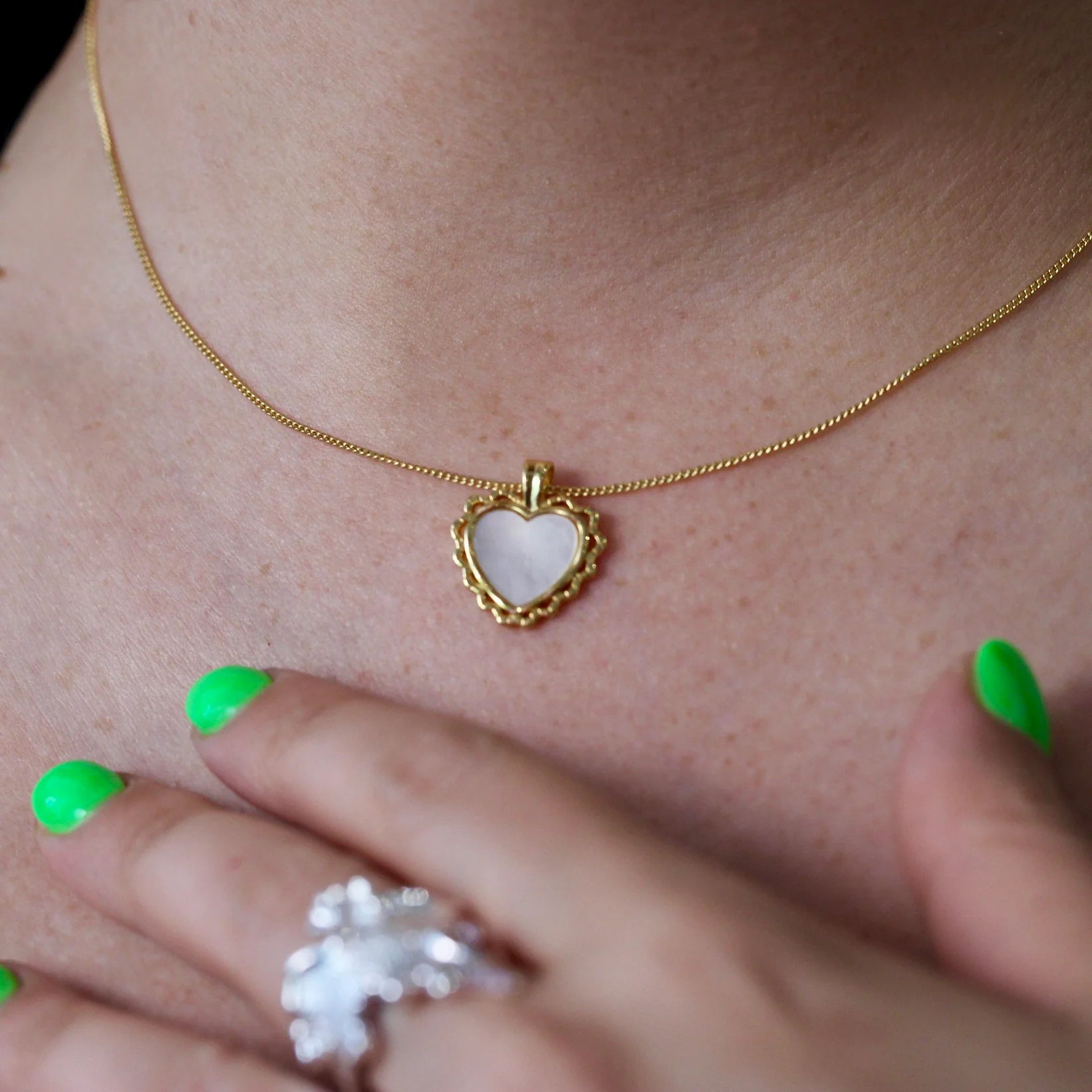 Base ~ Laced Heart Necklace