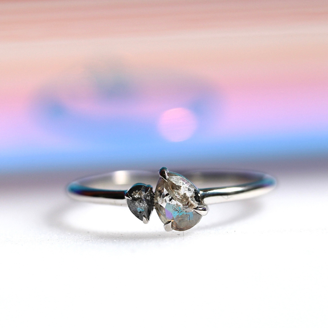 Bespoke 2024 - Dainty Toi Et Moi - 18CT White Gold