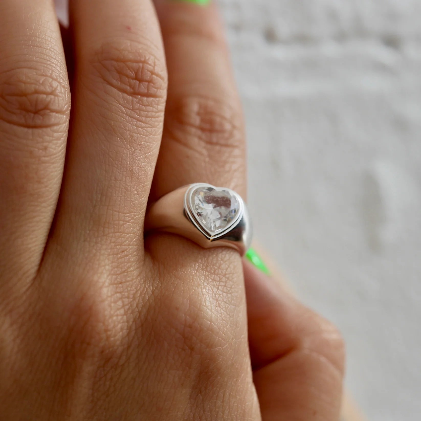 Base ~ Biggie Heart Ring