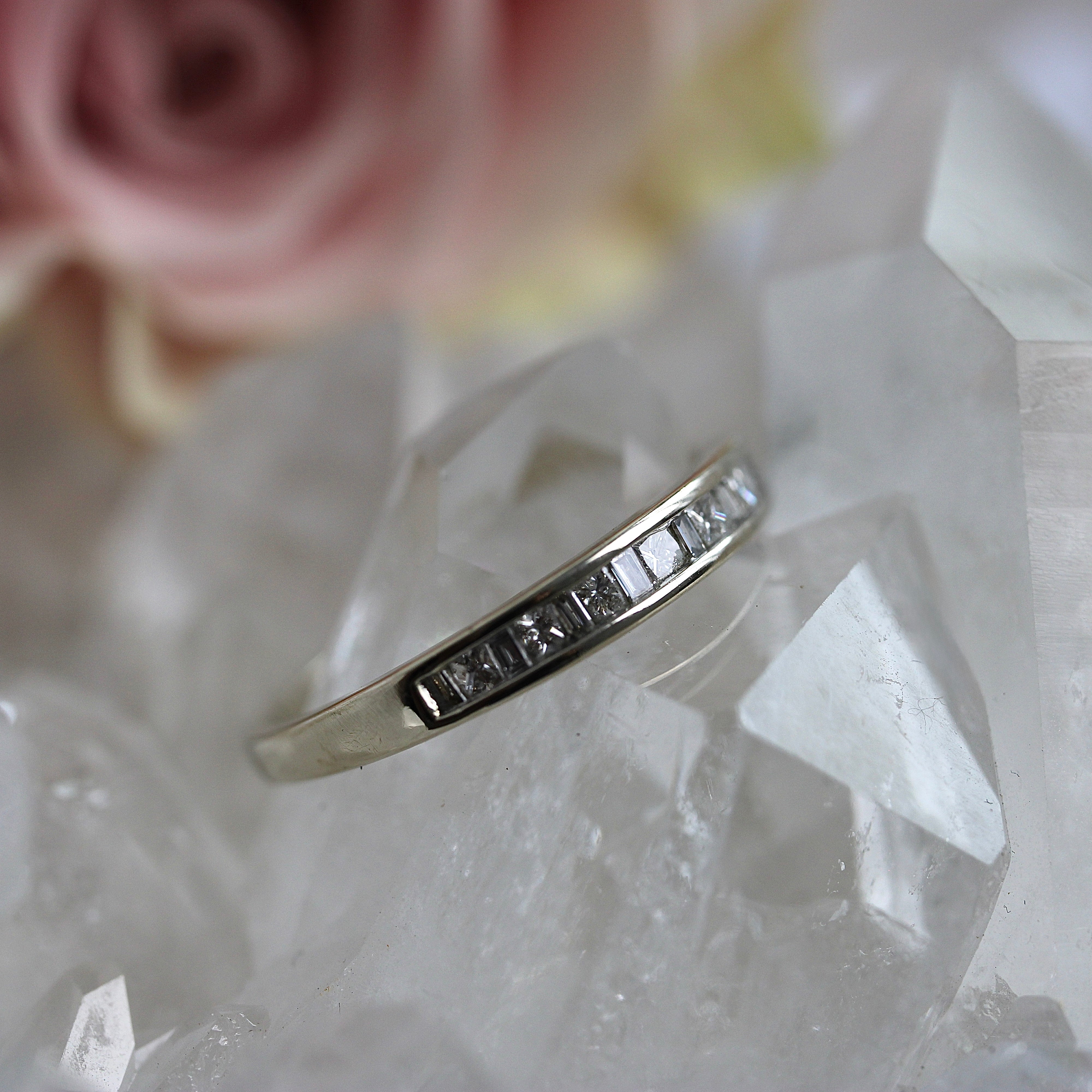 VINTAGE BIJOUX - Eternity Band - Size 7 1/4