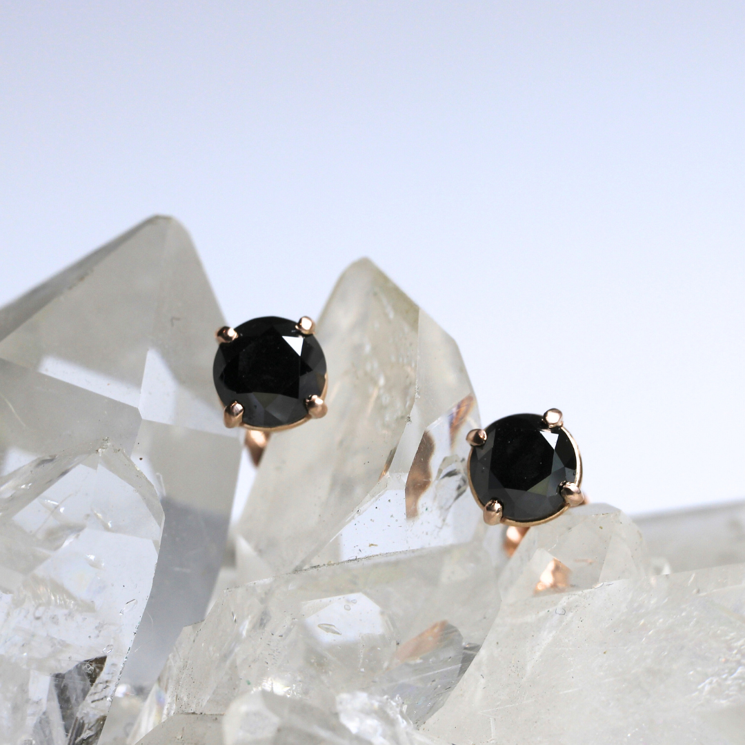 Black Diamond Earrings