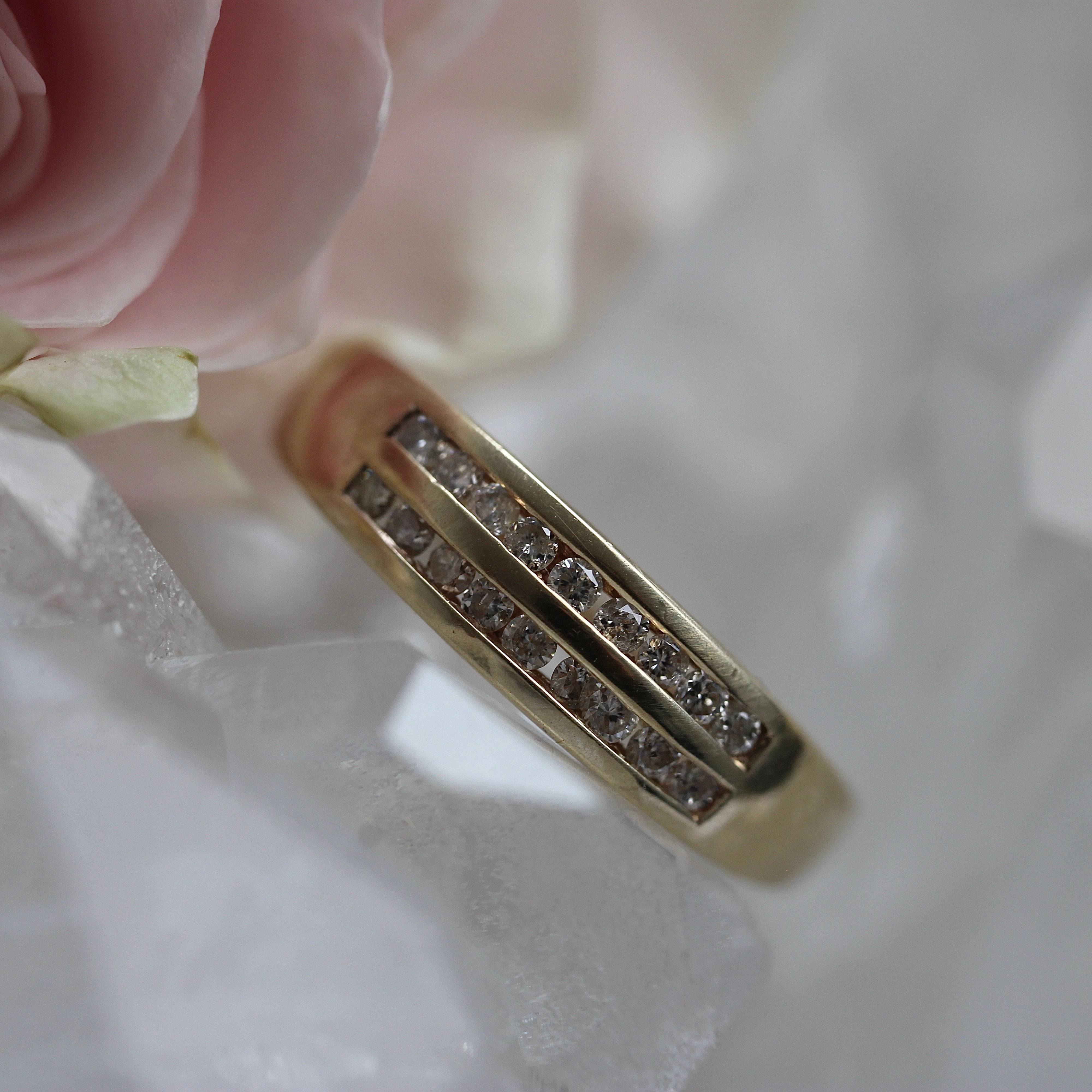 VINTAGE BIJOUX - Channel Set Band