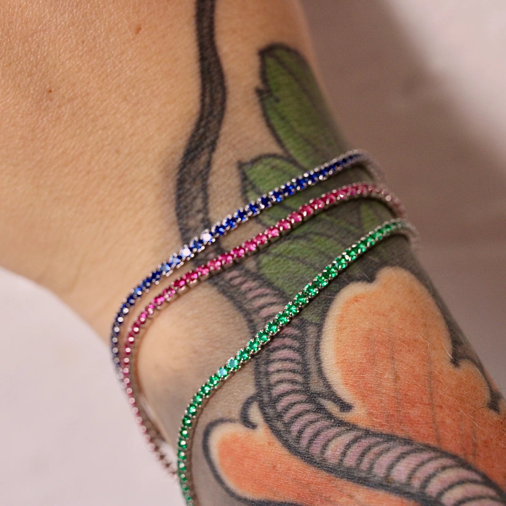 JULY SALE~ Rainbow Tennis Bracelet