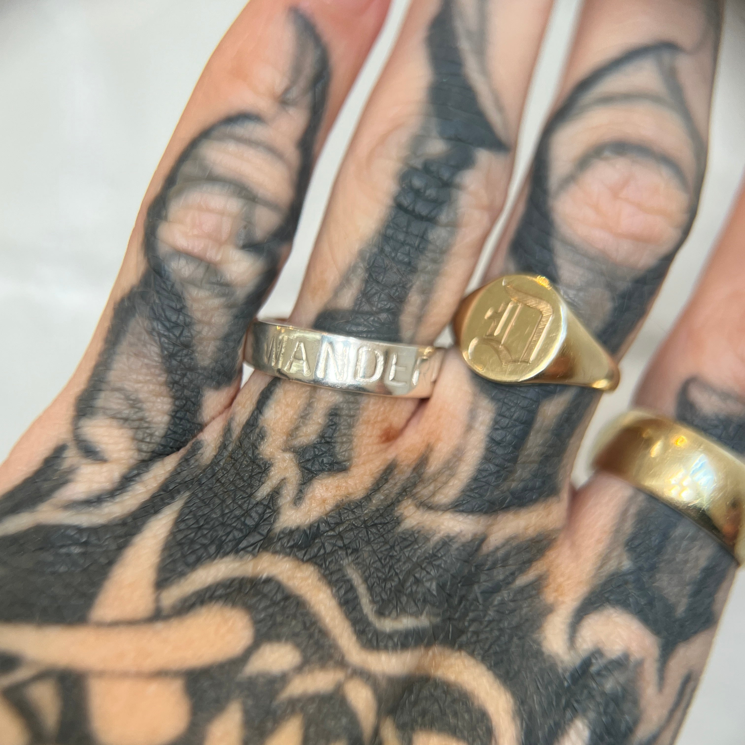 JULY SALE - Wanderlust Band - Sterling Silver - Size P