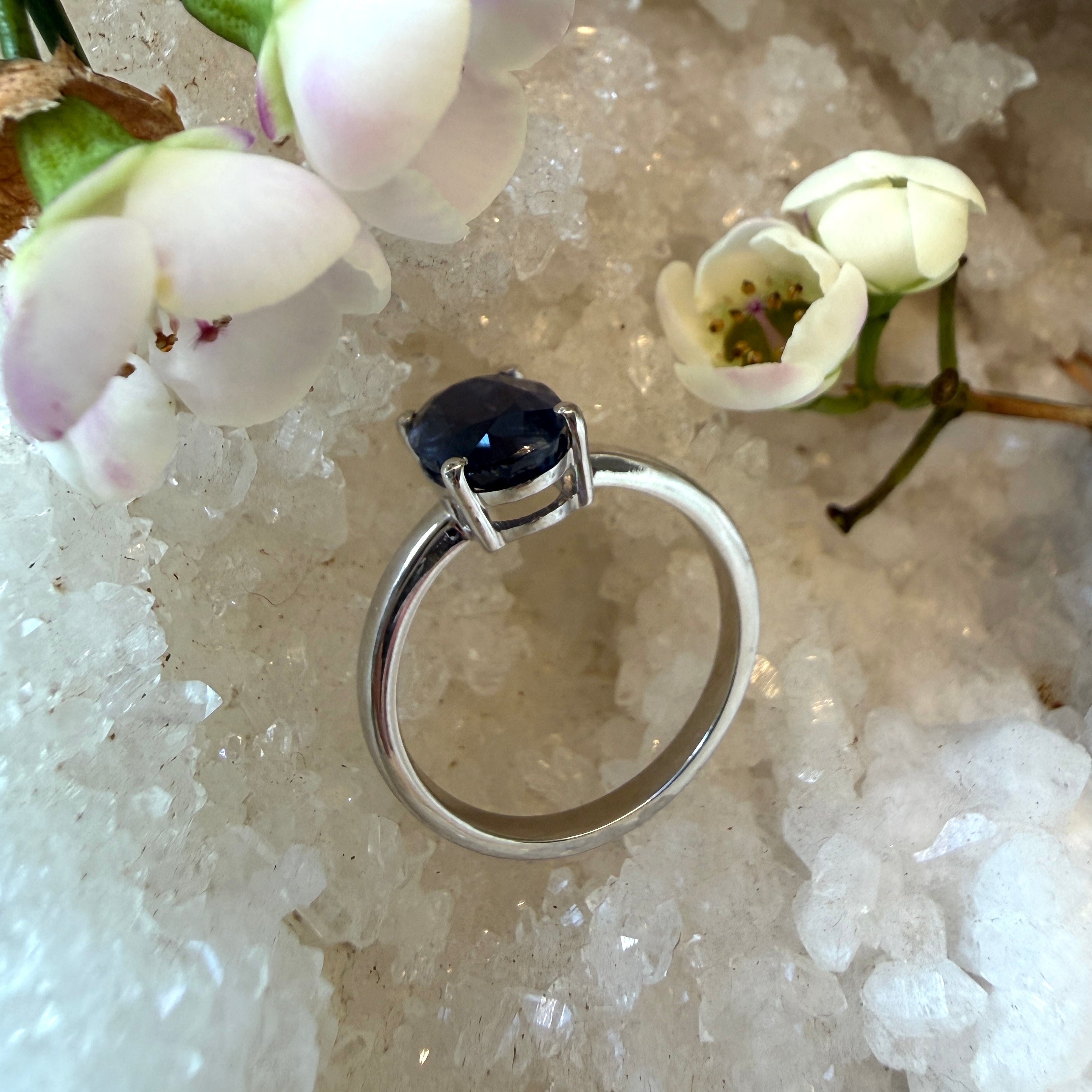 JULY SALE - Oval Kyanite Ring Size 6, 7, 8 1/4