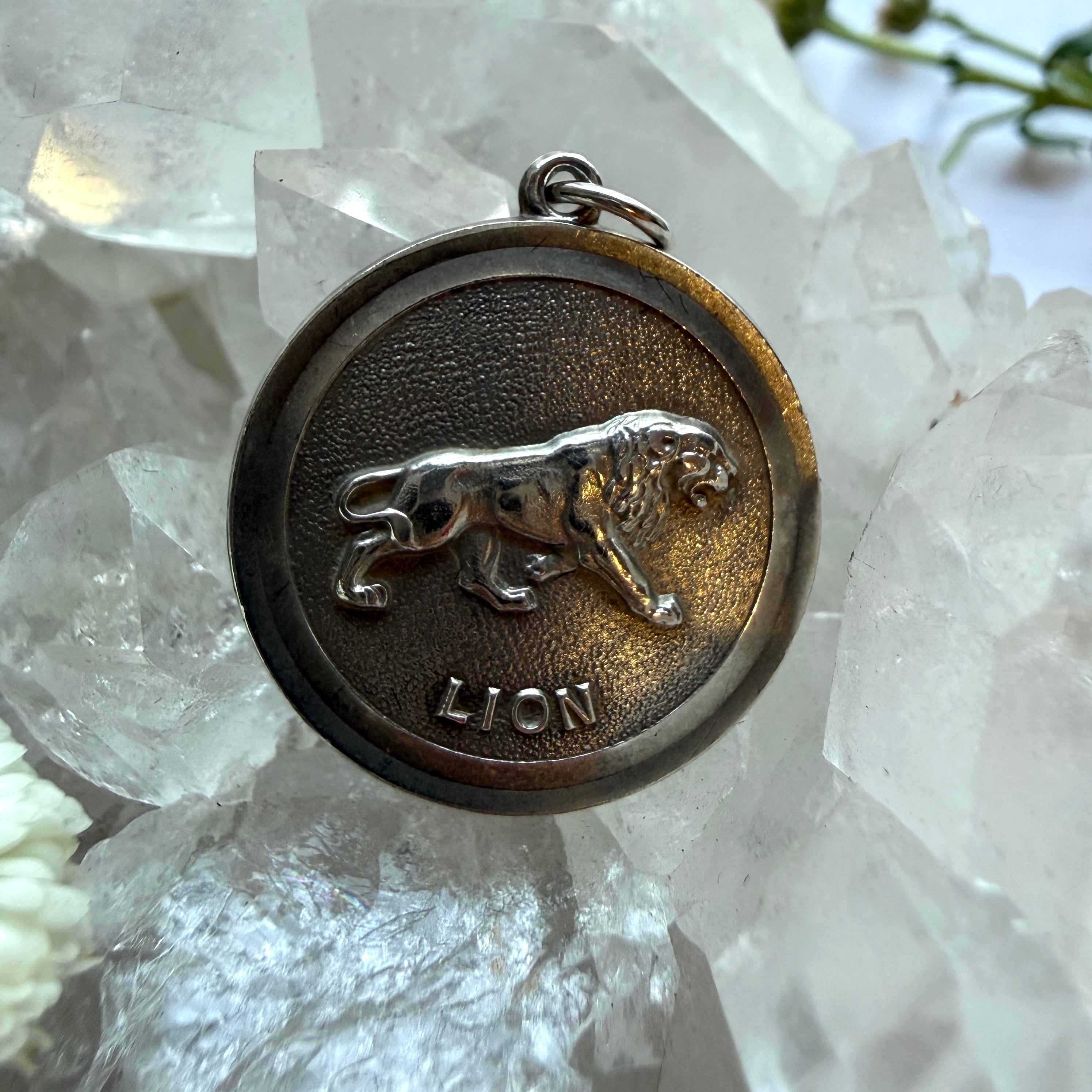 JULY SALE - VINTAGE BIJOUX - Leo/Lion Pendant
