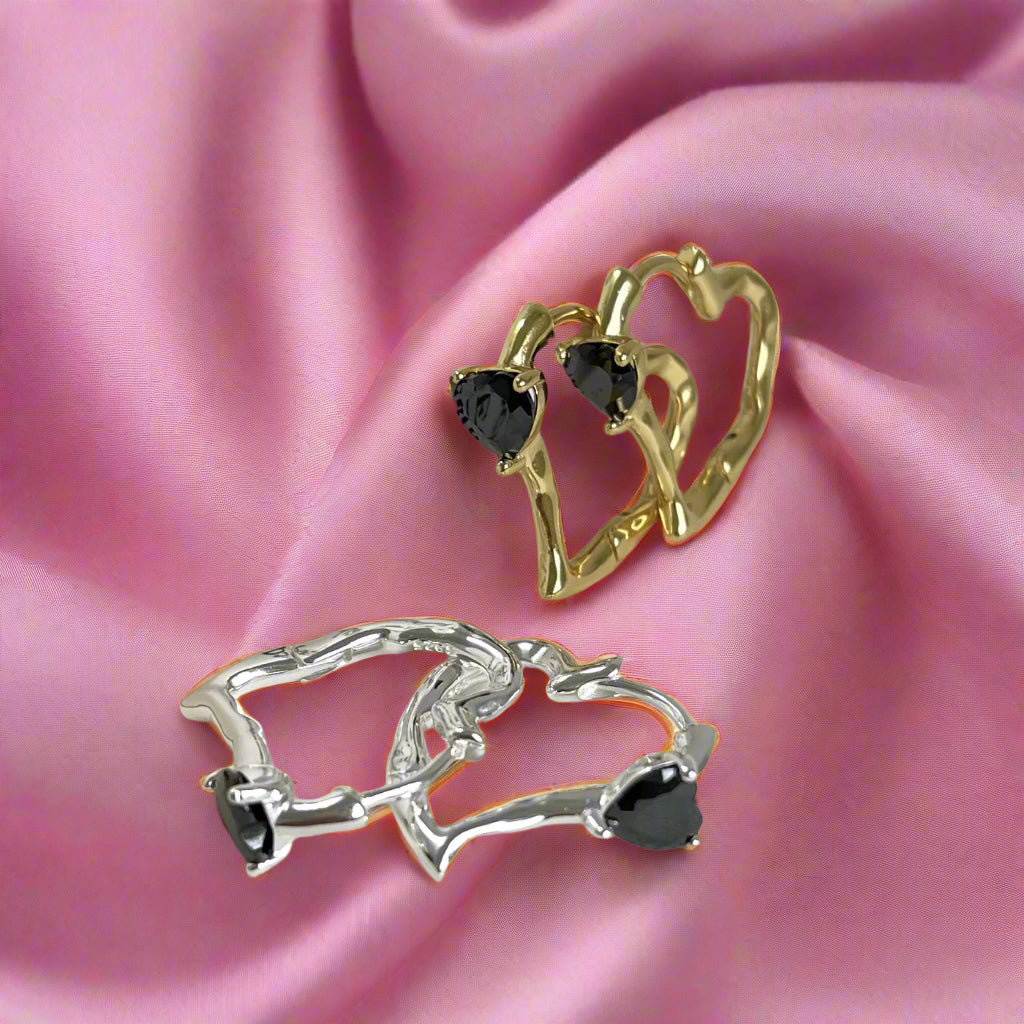 Base ~ Drippin Heart Earring