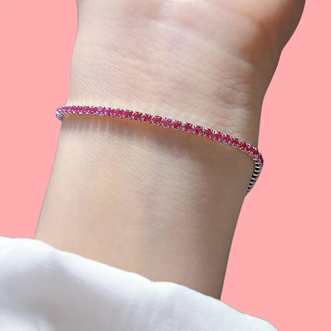 Base ~ Rainbow Tennis Bracelet