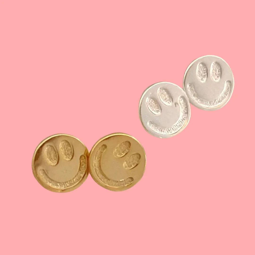 JULY SALE - Base ~ Smiley Earring