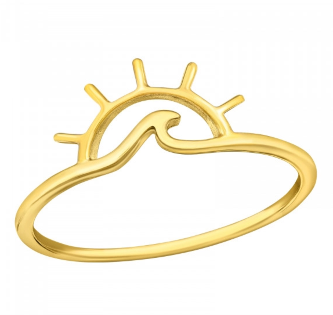 $ALE - Rise + Shine Ring - Gold Plated