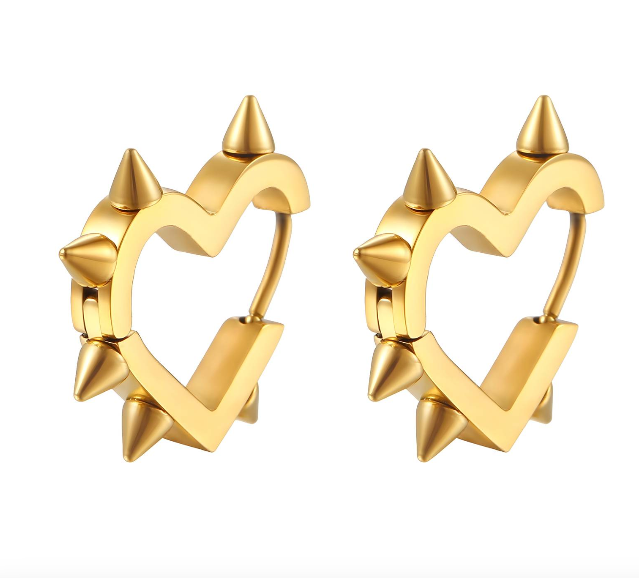 JULY SALE - Studded Heart Earring