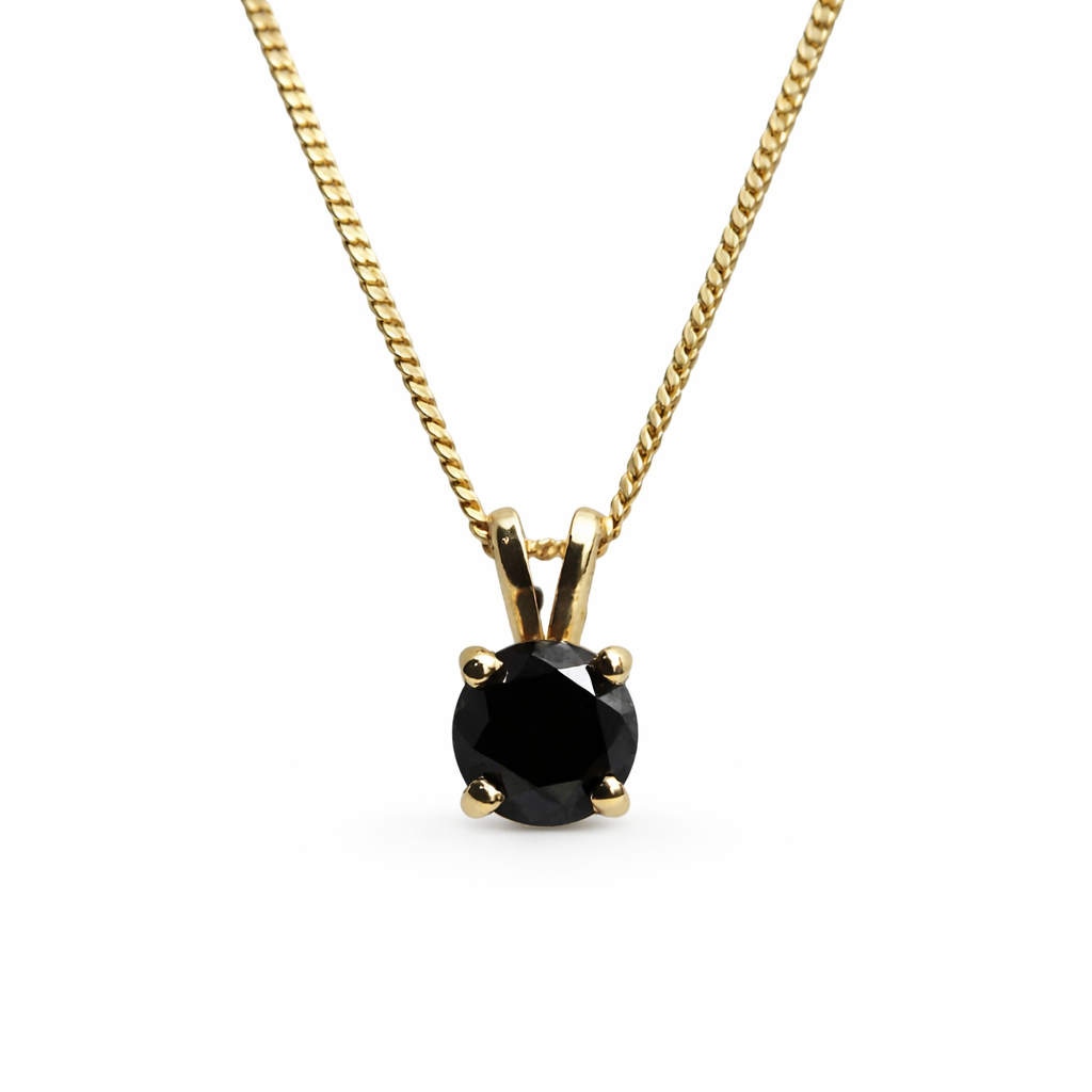 black diamond pendant