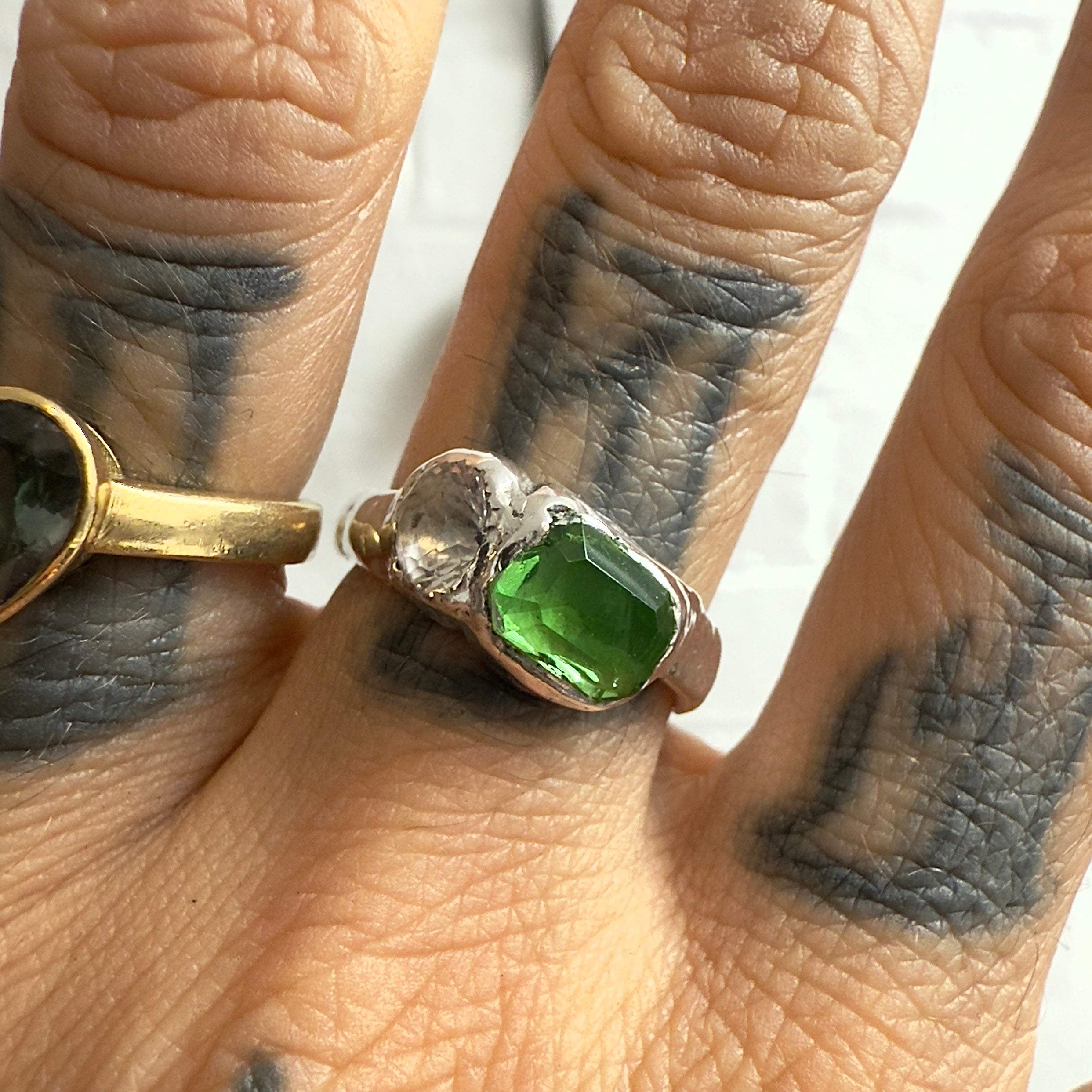 Lime Spark Ring