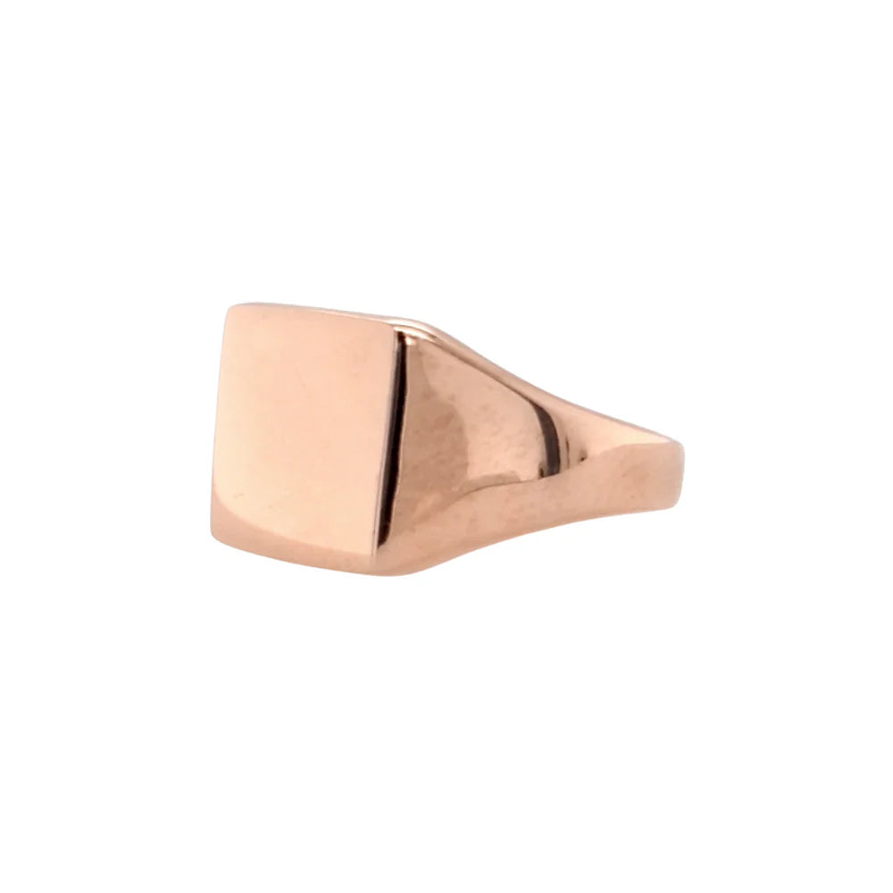 Square Signet - Rose Gold - Ready to Ship