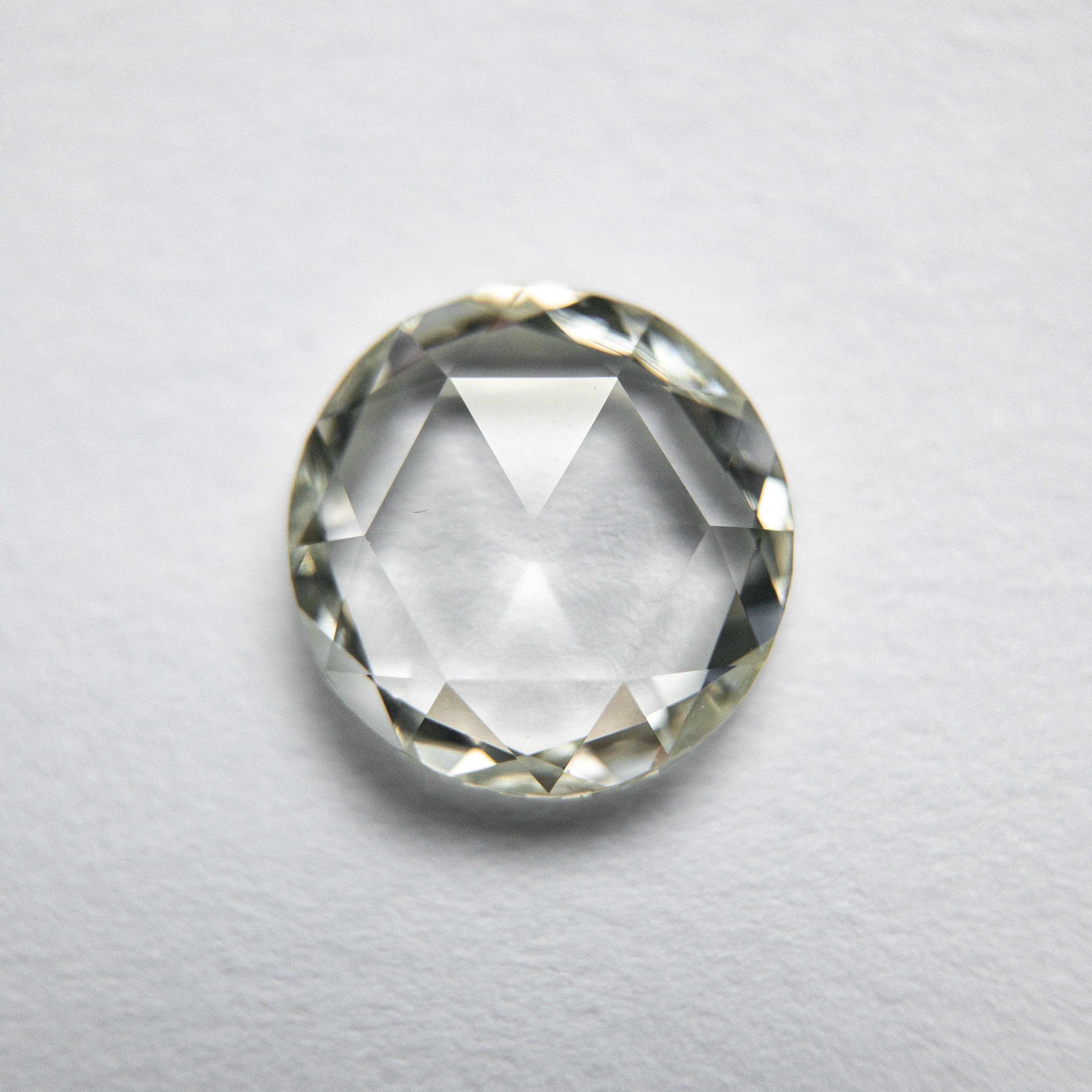 1.23ct 7.69-7.50x2.14mm SI1 J/K Round Rosecut 18008-01
