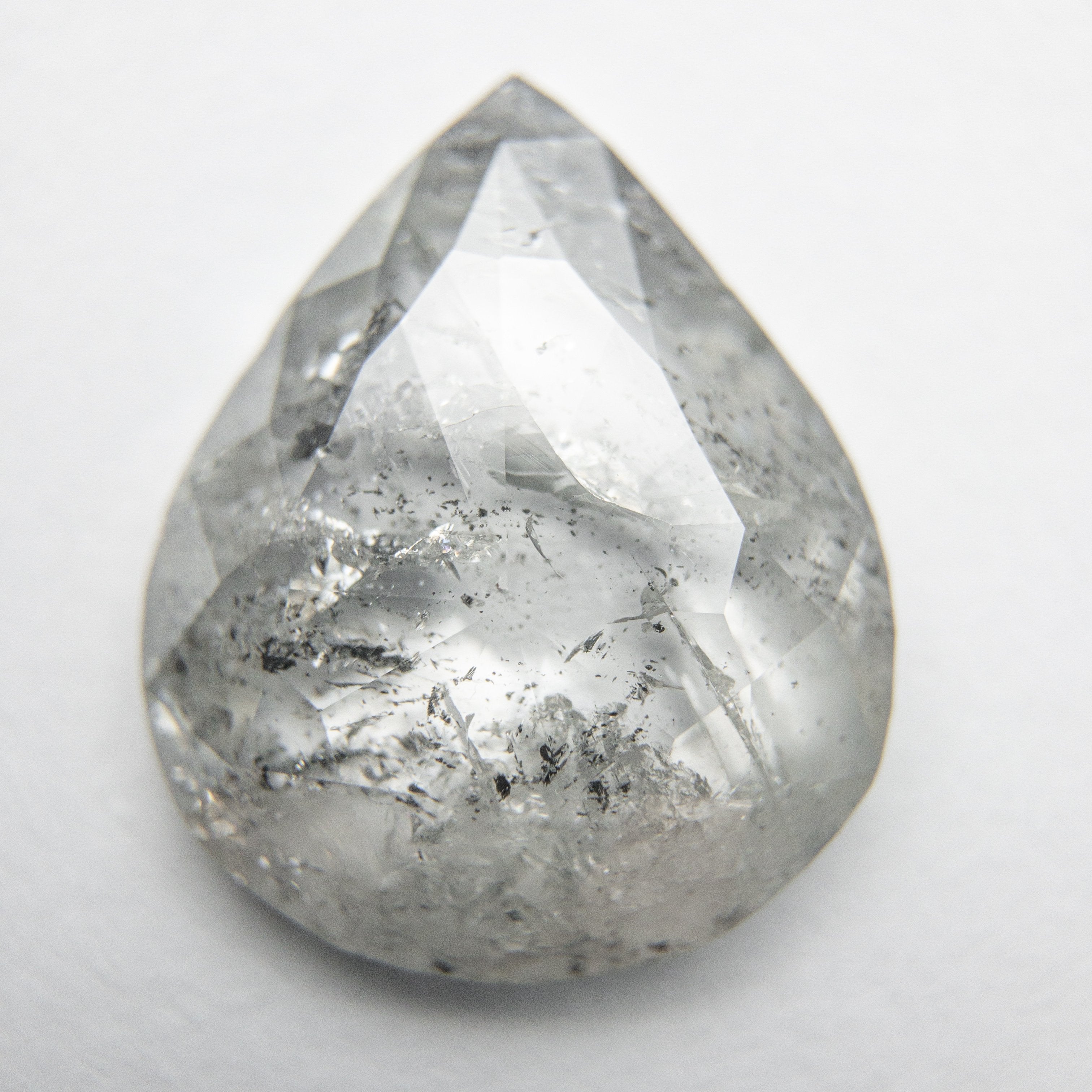 4.07ct 13.54x11.25x3.12mm Pear Rosecut 18016-01